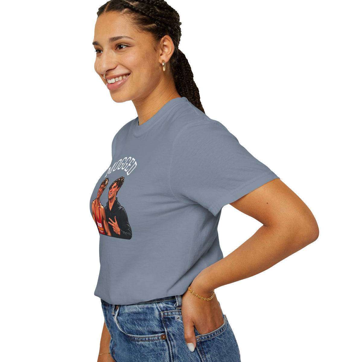 Looxmaxer Frame Mog Tee-Shirt - MOGGED Graphic Tee