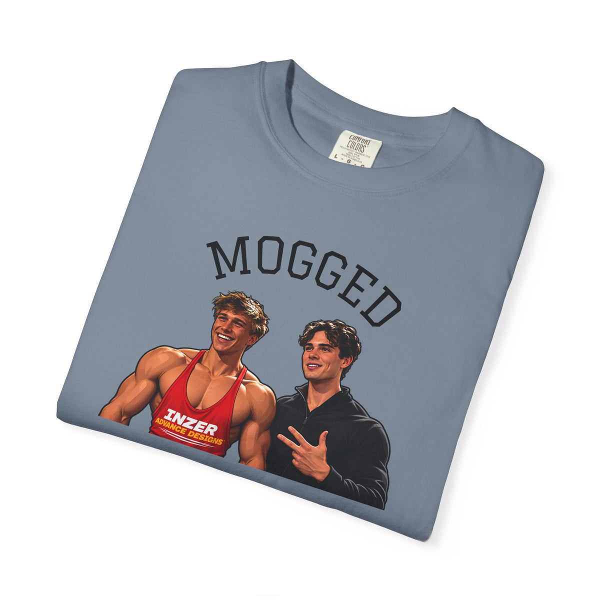 Looxmaxer Frame Mog Tee-Shirt - MOGGED Graphic Tee