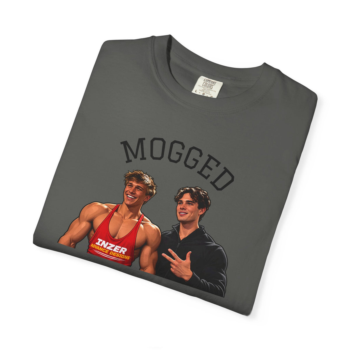 Looxmaxer Frame Mog Tee-Shirt - MOGGED Graphic Tee