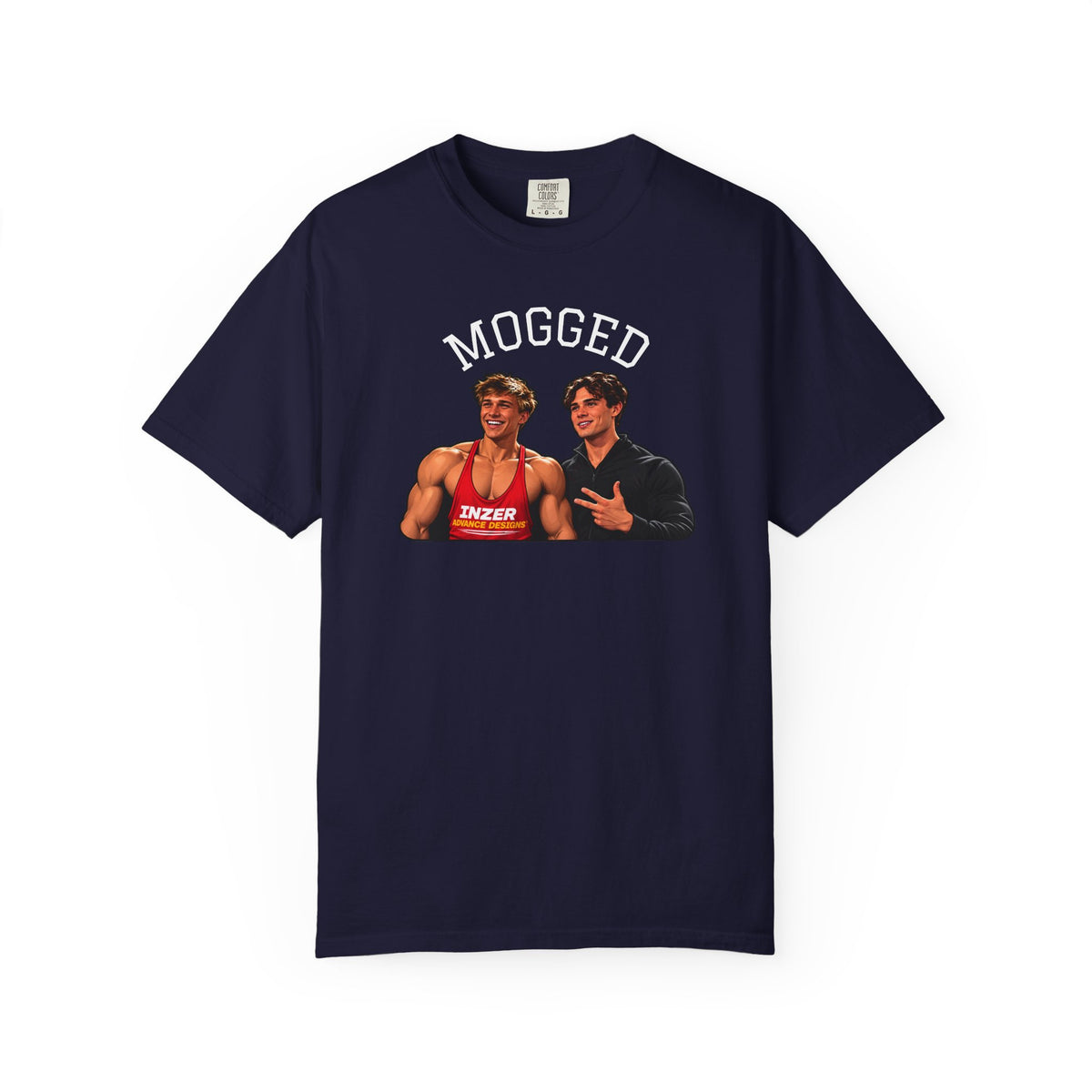 Looxmaxer Frame Mog Tee-Shirt - MOGGED Graphic Tee