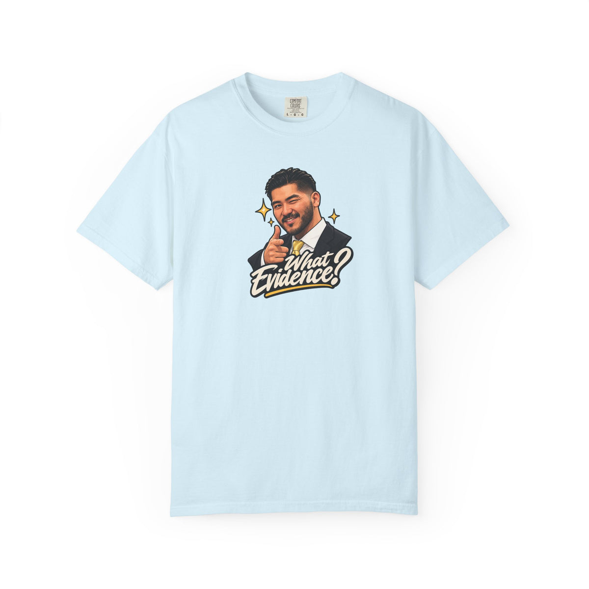 What Evidence? Graphic T-Shirt – Vintage Host Face Design