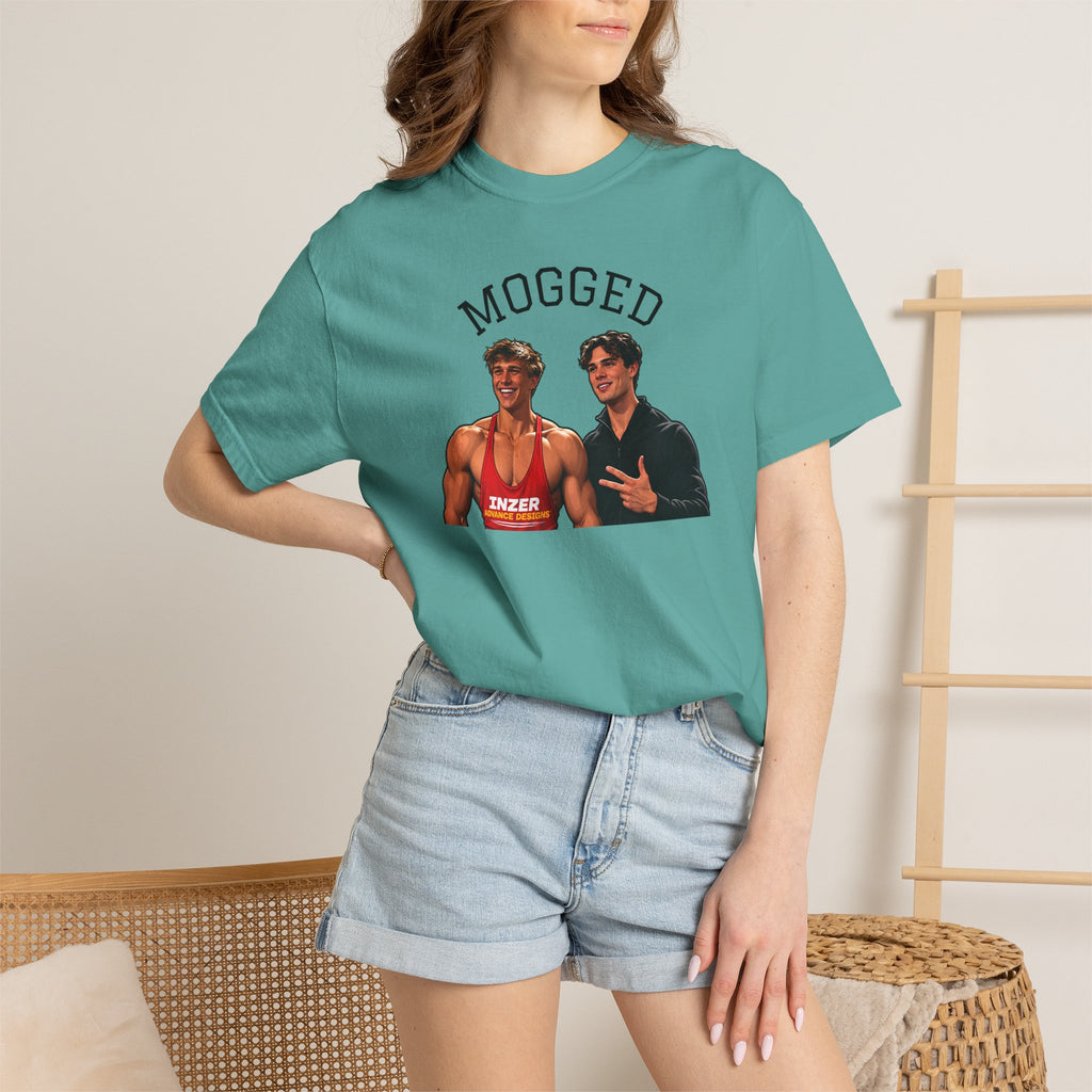 Looxmaxer Frame Mog Tee-Shirt - MOGGED Graphic Tee