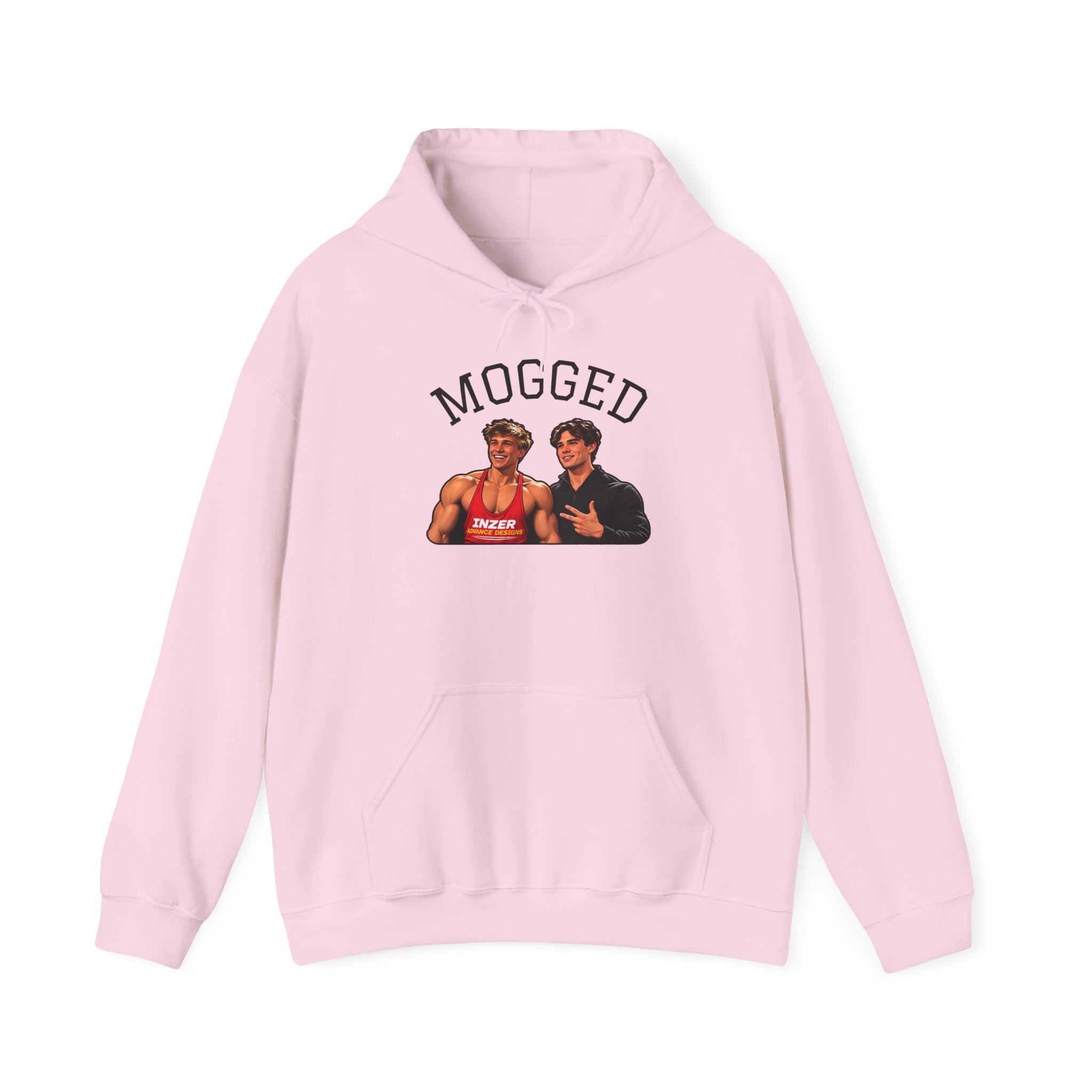 Looxmaxer Frame Mog Hoodie - MOGGED Graphic Hooded Sweatshirt