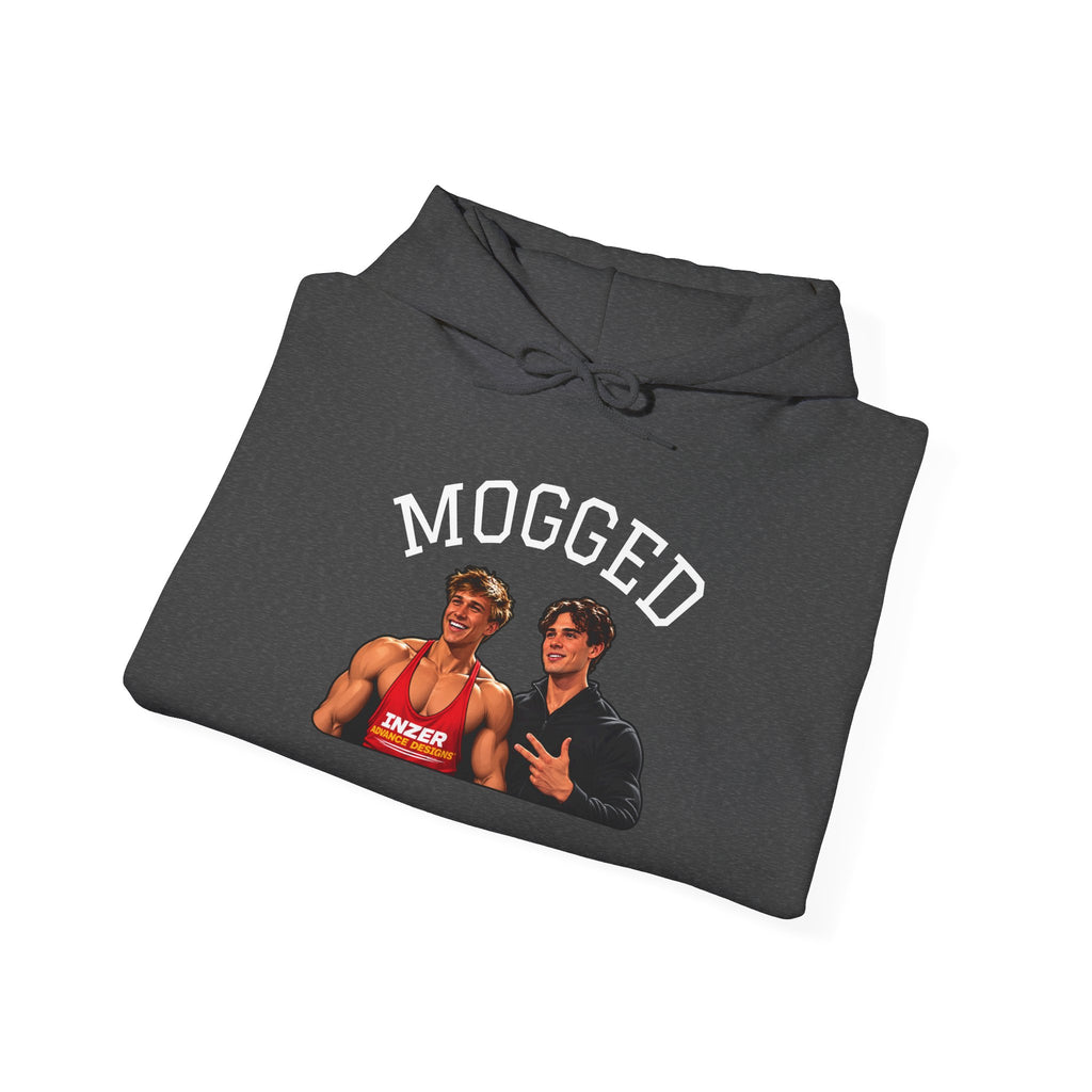 Looxmaxer Frame Mog Hoodie - MOGGED Graphic Hooded Sweatshirt