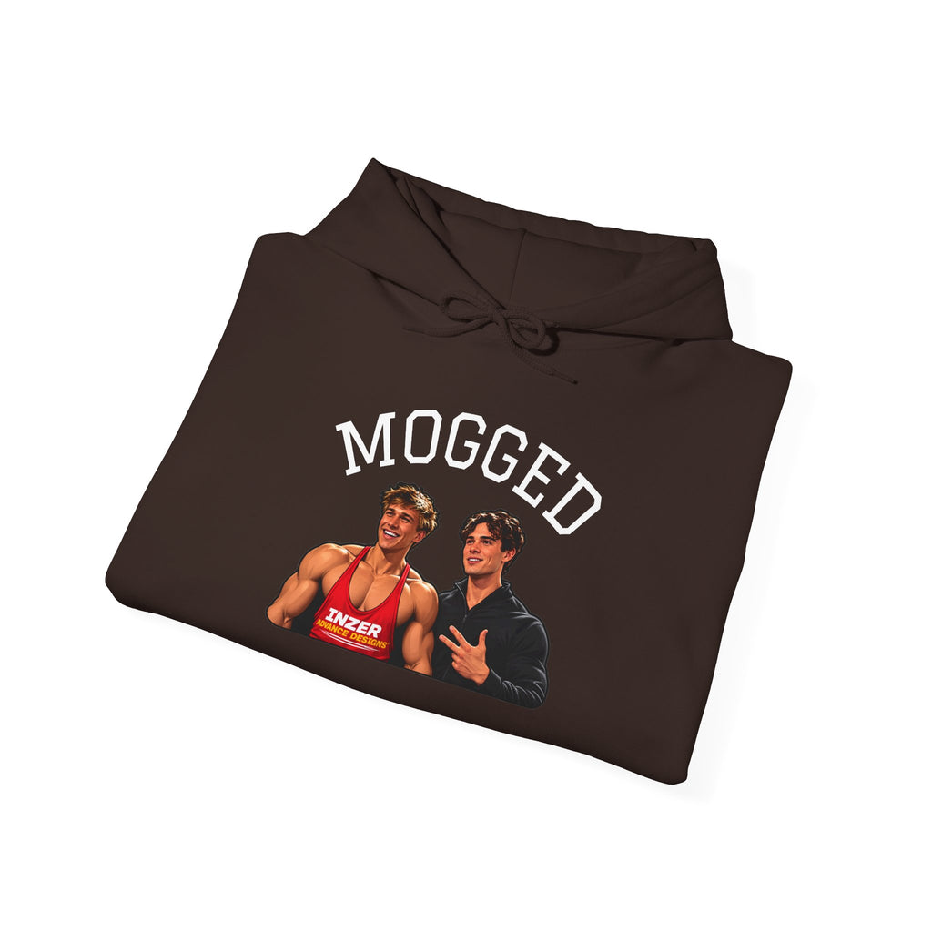 Looxmaxer Frame Mog Hoodie - MOGGED Graphic Hooded Sweatshirt