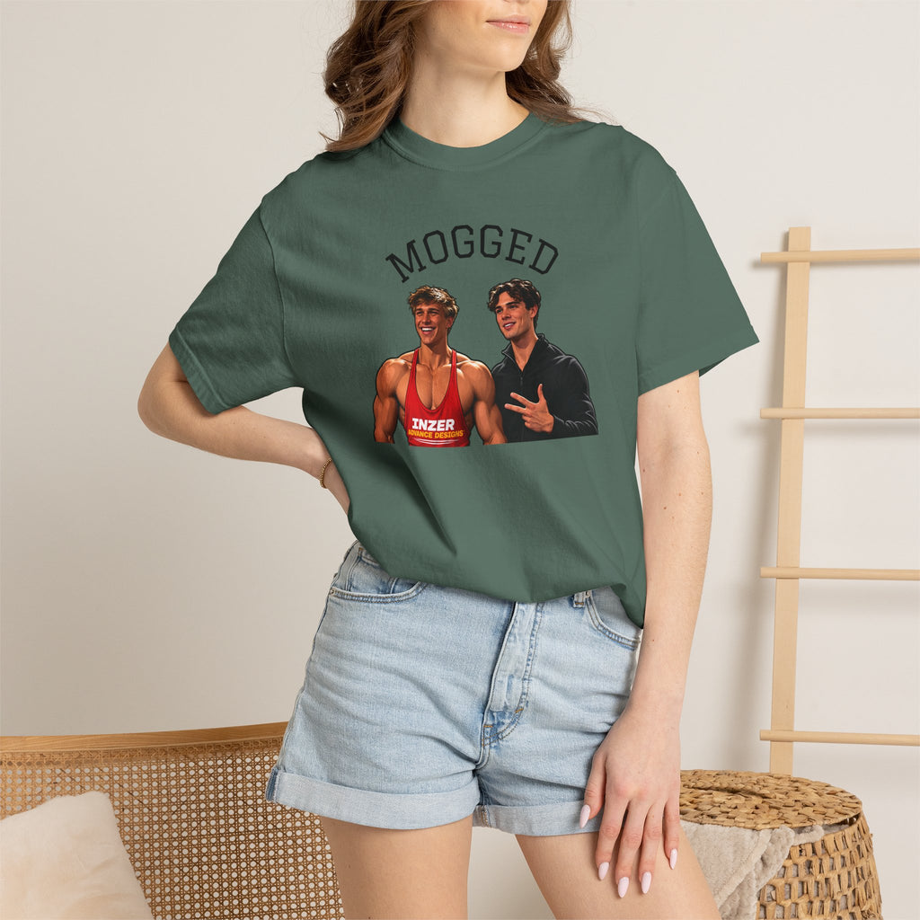 Looxmaxer Frame Mog Tee-Shirt - MOGGED Graphic Tee