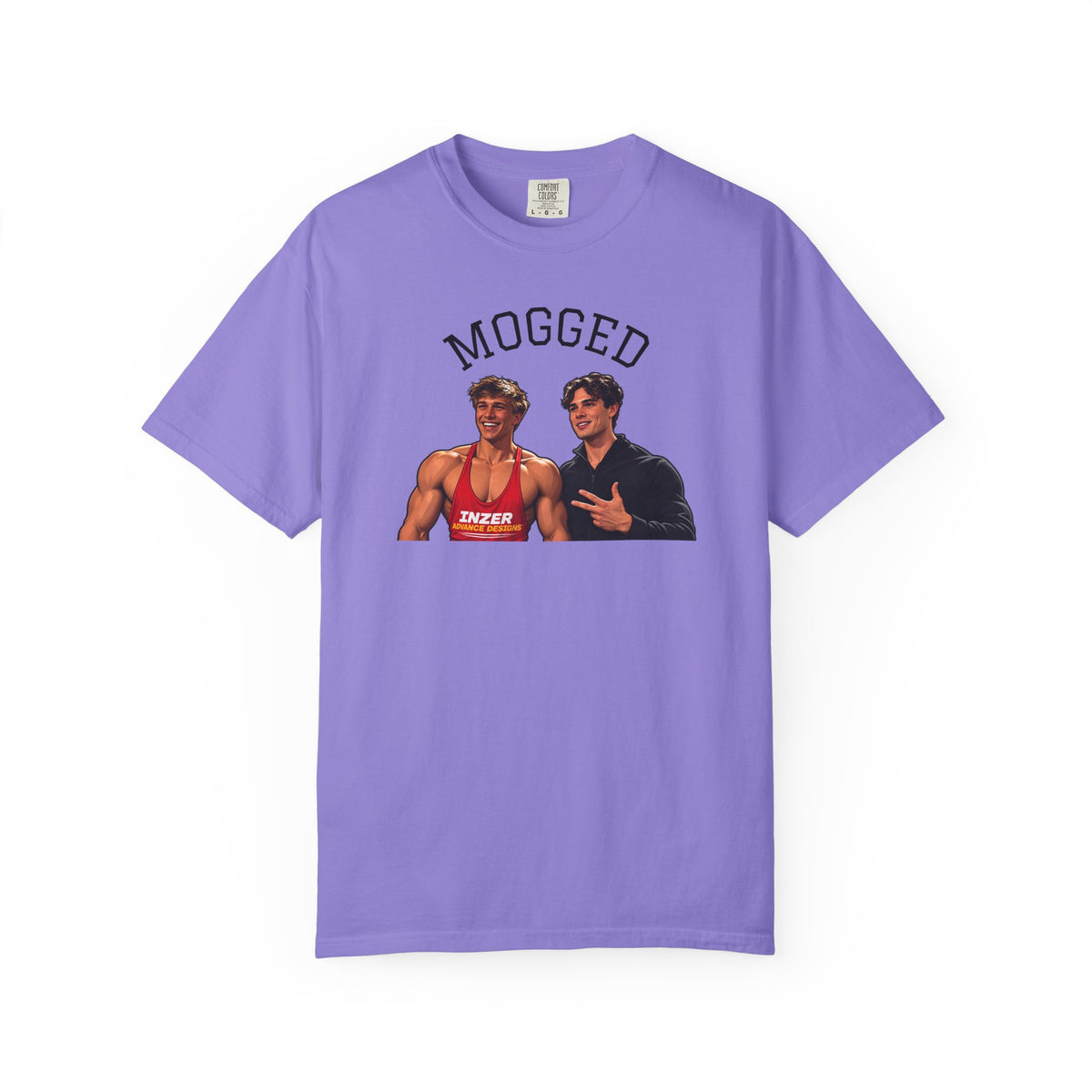 Looxmaxer Frame Mog Tee-Shirt - MOGGED Graphic Tee