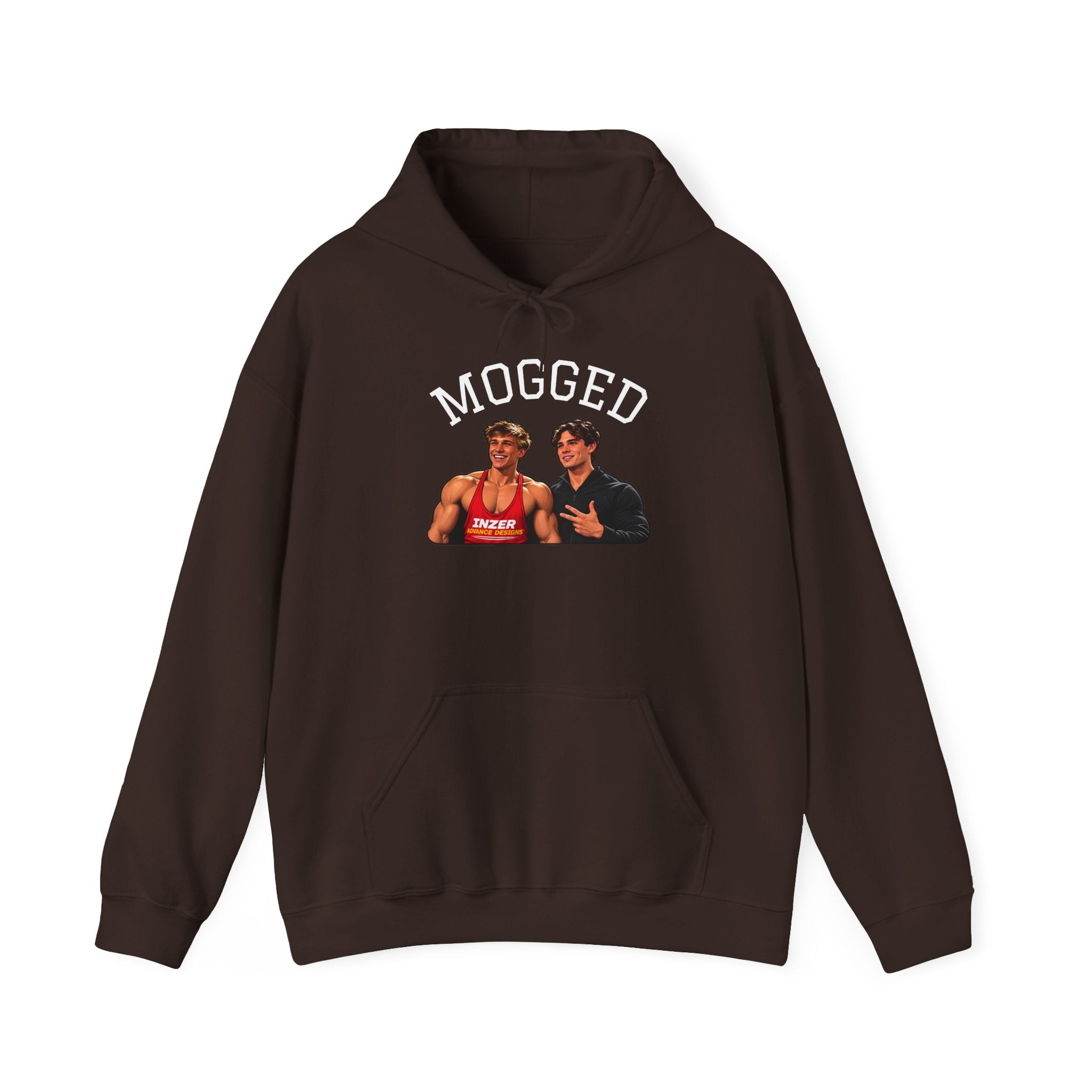 Looxmaxer Frame Mog Hoodie - MOGGED Graphic Hooded Sweatshirt