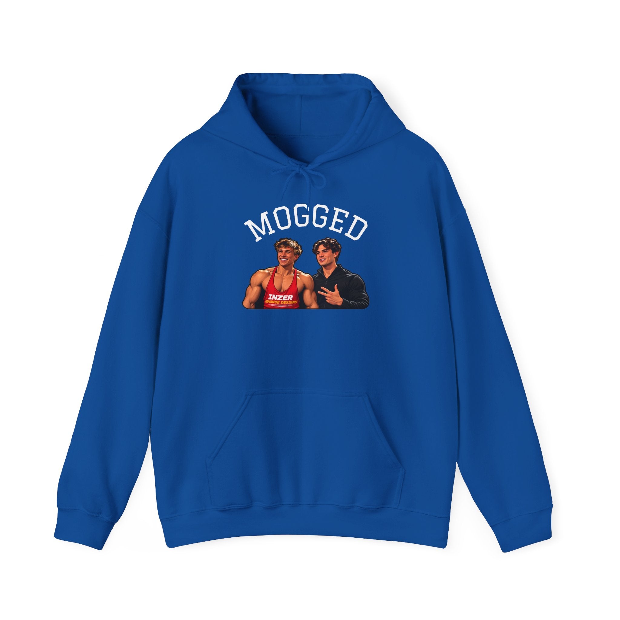 Looxmaxer Frame Mog Hoodie - MOGGED Graphic Hooded Sweatshirt