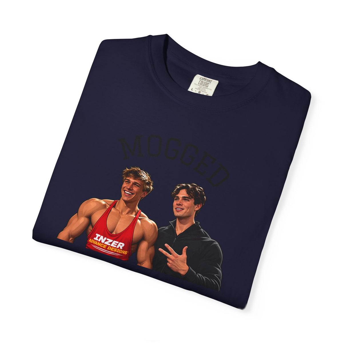 Looxmaxer Frame Mog Tee-Shirt - MOGGED Graphic Tee