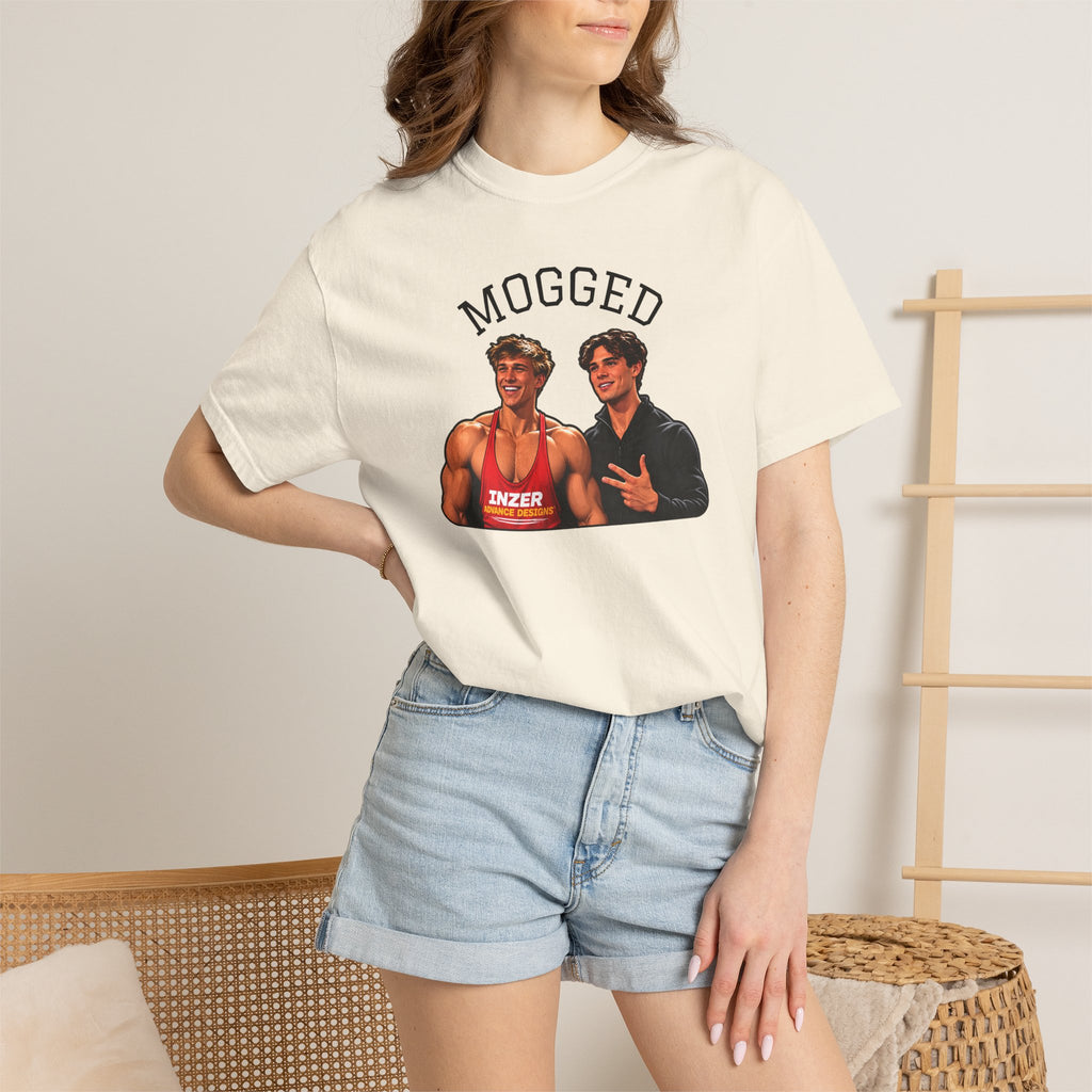 Looxmaxer Frame Mog Tee-Shirt - MOGGED Graphic Tee
