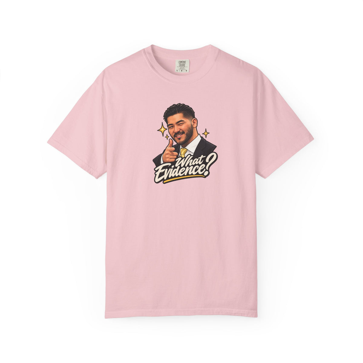 What Evidence? Graphic T-Shirt – Vintage Host Face Design