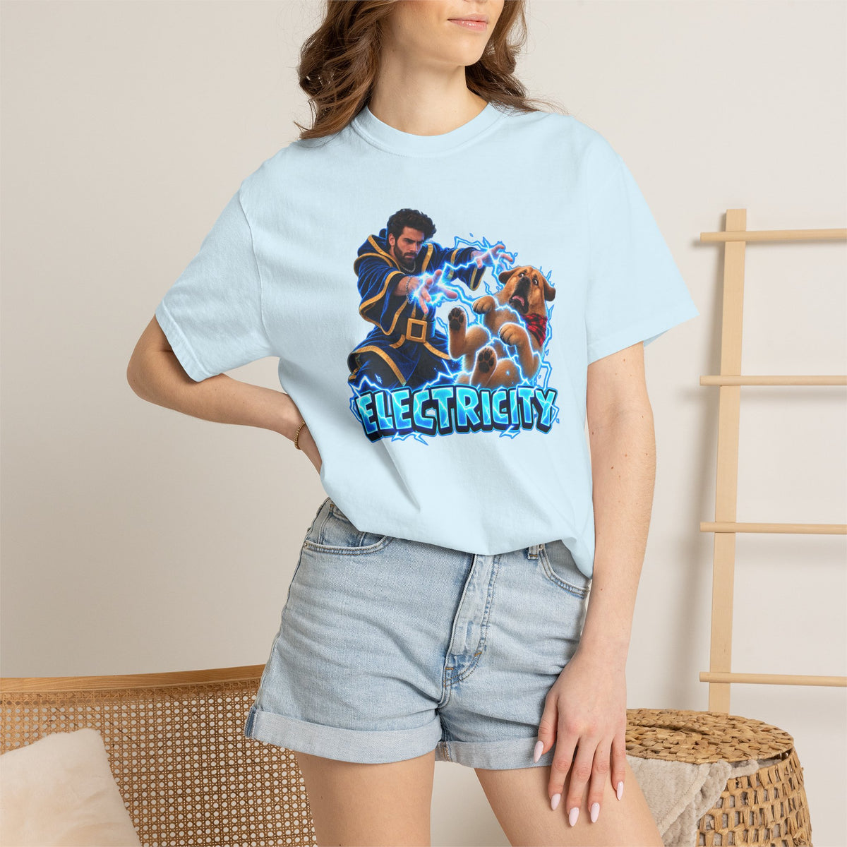 Electricity Mage T-Shirt — Streamer Graphic Tee