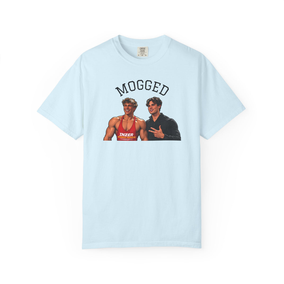 Looxmaxer Frame Mog Tee-Shirt - MOGGED Graphic Tee
