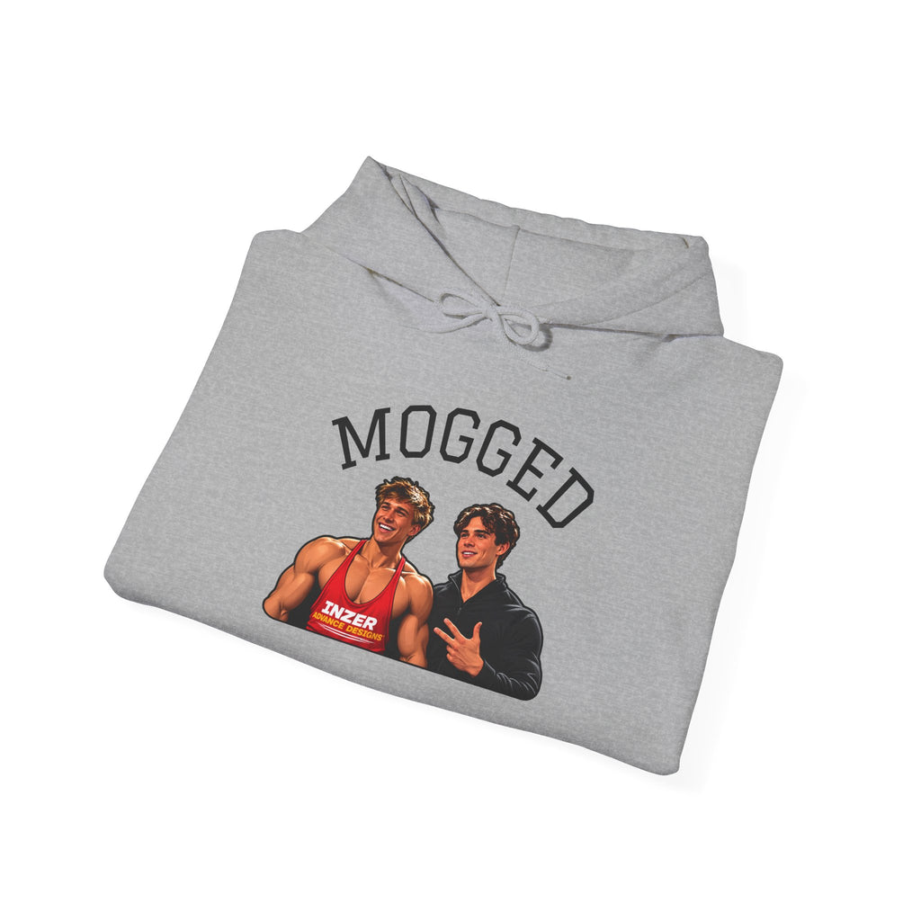 Looxmaxer Frame Mog Hoodie - MOGGED Graphic Hooded Sweatshirt