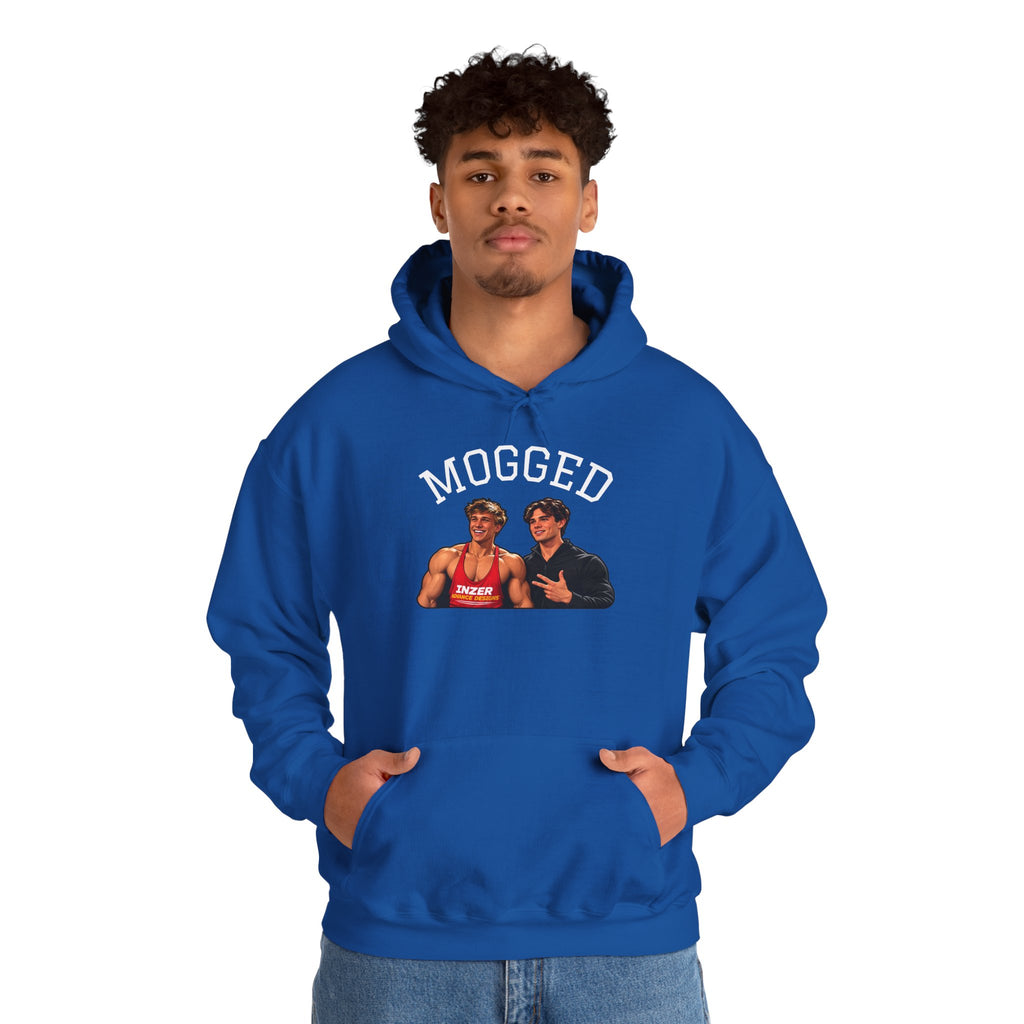 Looxmaxer Frame Mog Hoodie - MOGGED Graphic Hooded Sweatshirt