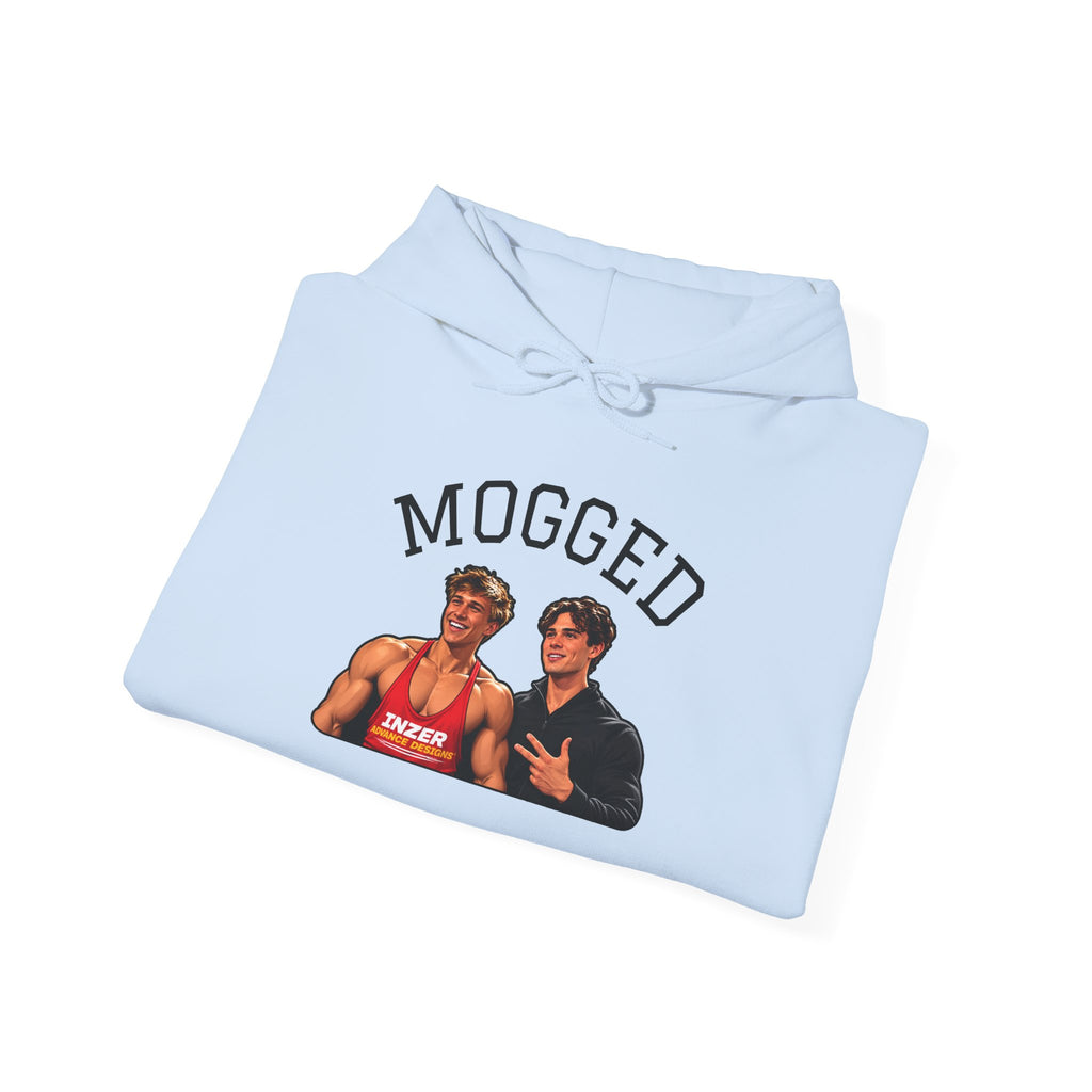 Looxmaxer Frame Mog Hoodie - MOGGED Graphic Hooded Sweatshirt