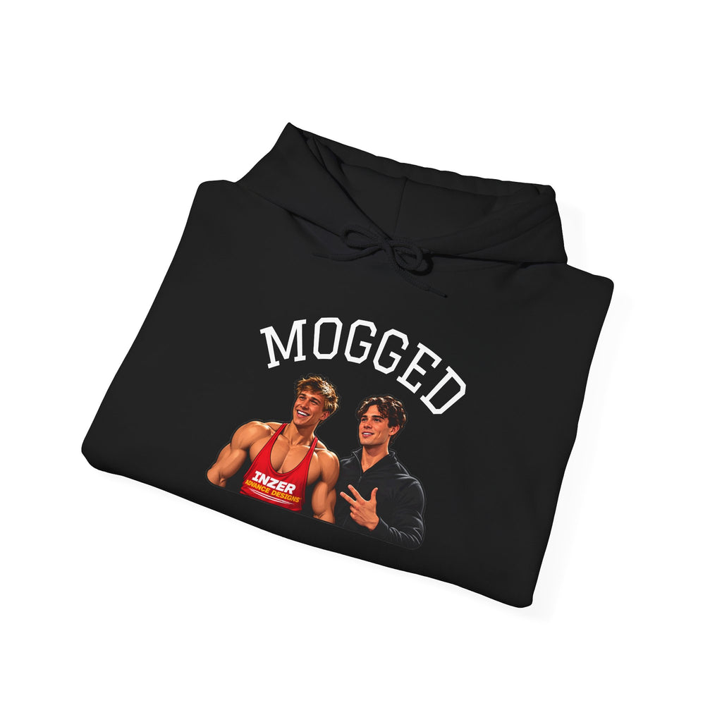 Looxmaxer Frame Mog Hoodie - MOGGED Graphic Hooded Sweatshirt
