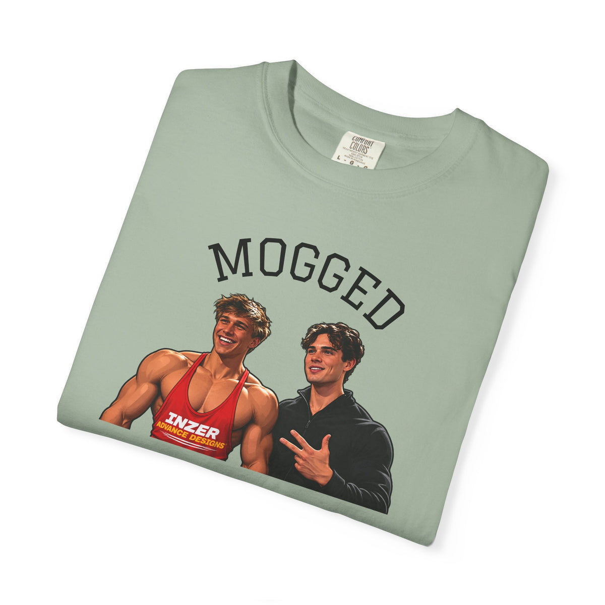 Looxmaxer Frame Mog Tee-Shirt - MOGGED Graphic Tee