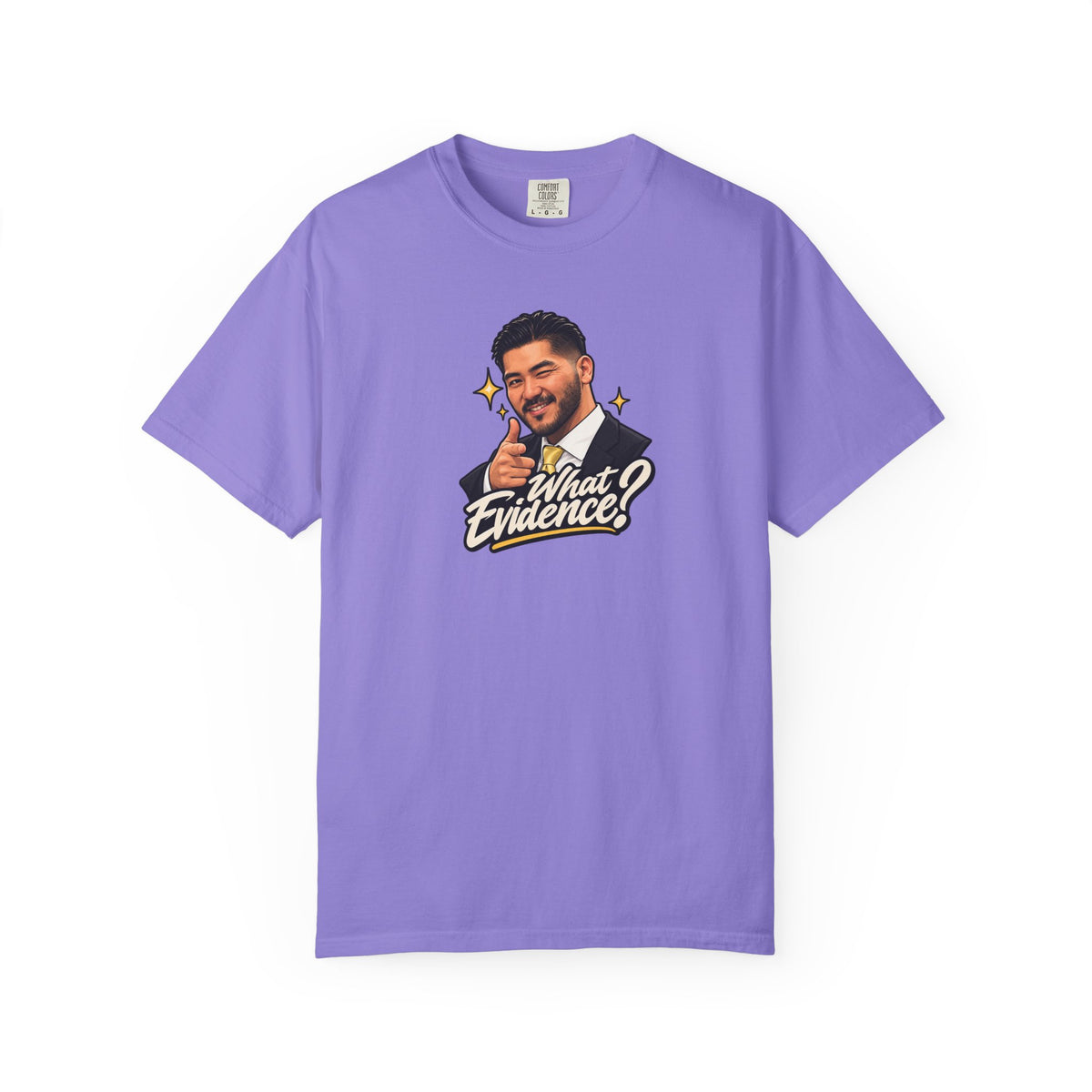 What Evidence? Graphic T-Shirt – Vintage Host Face Design
