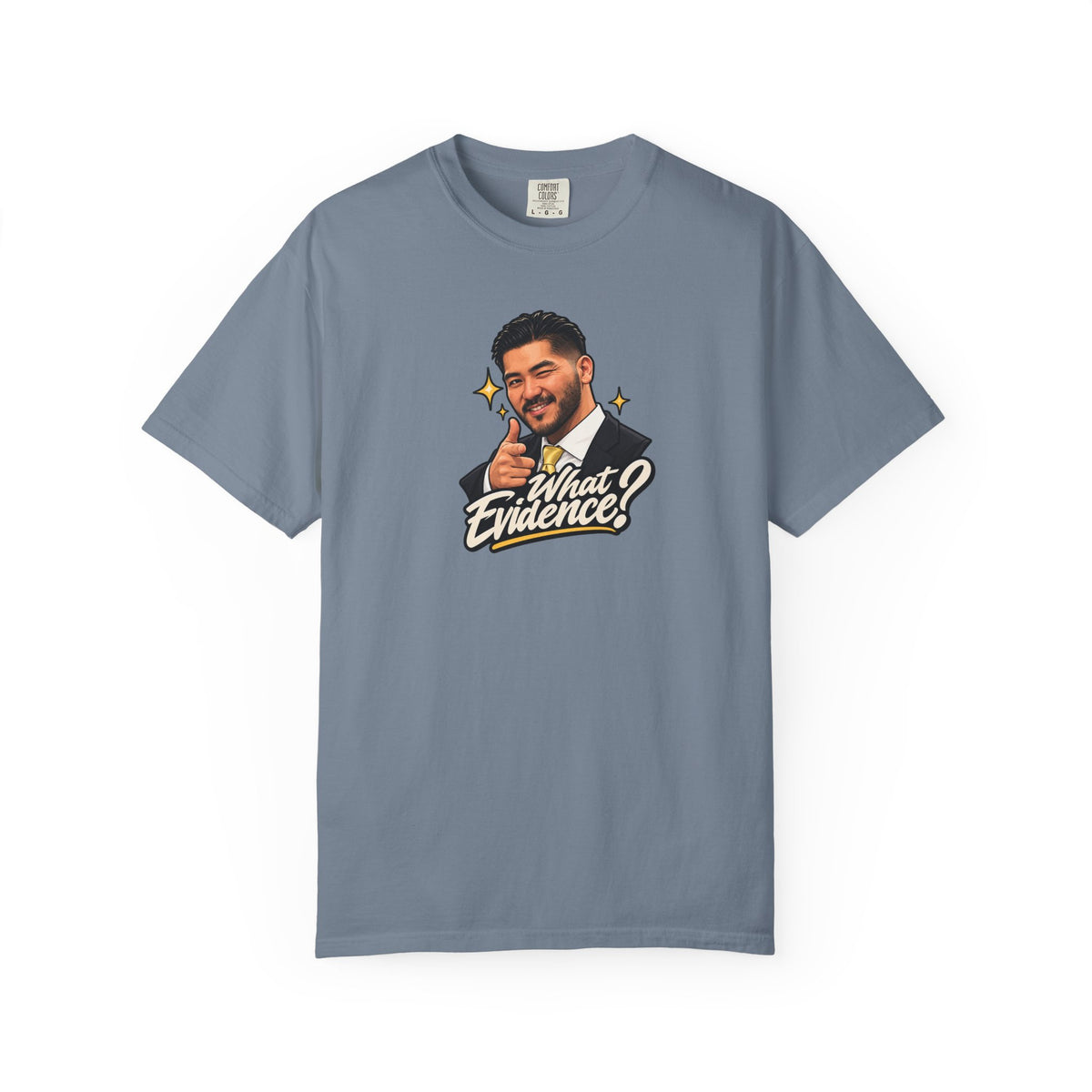What Evidence? Graphic T-Shirt – Vintage Host Face Design