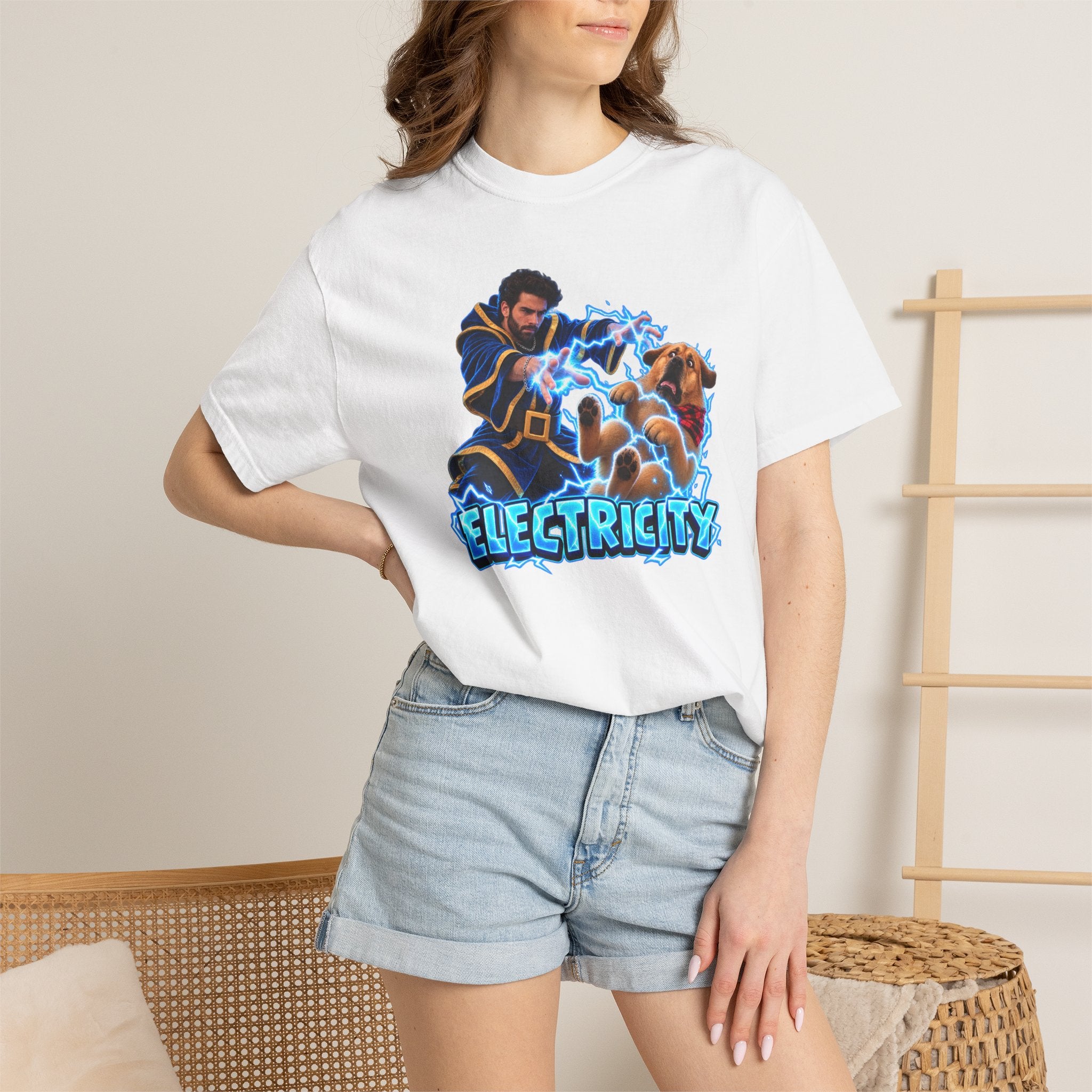 Electricity Mage T-Shirt — Streamer Graphic Tee