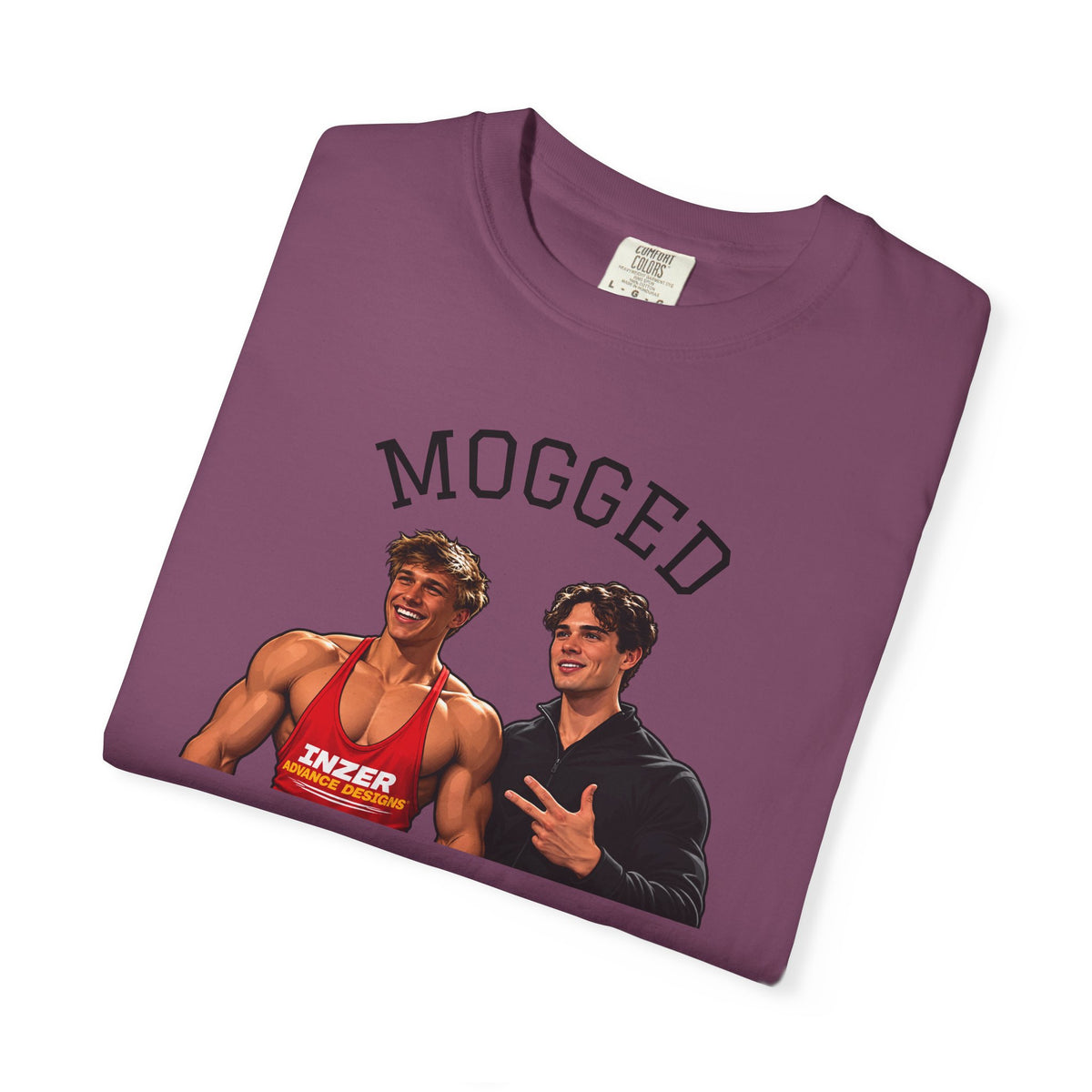 Looxmaxer Frame Mog Tee-Shirt - MOGGED Graphic Tee
