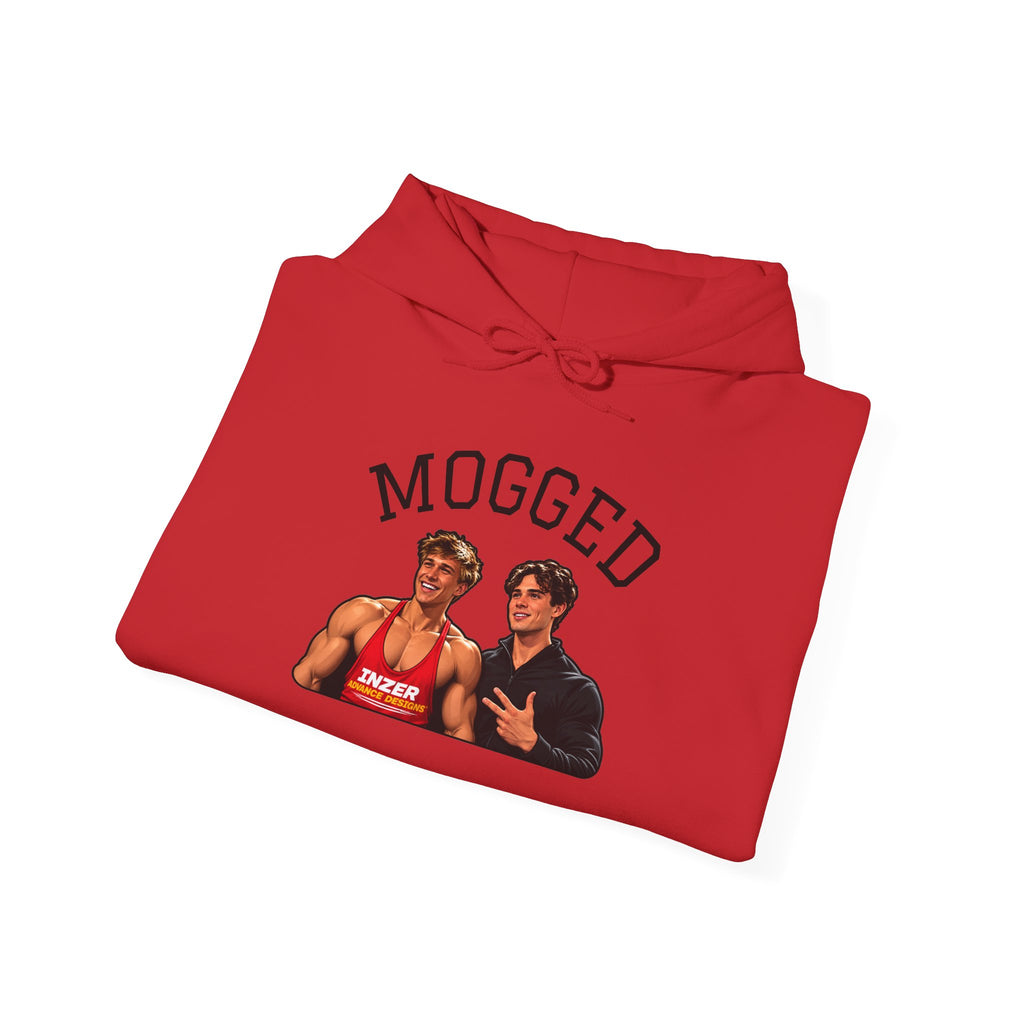 Looxmaxer Frame Mog Hoodie - MOGGED Graphic Hooded Sweatshirt