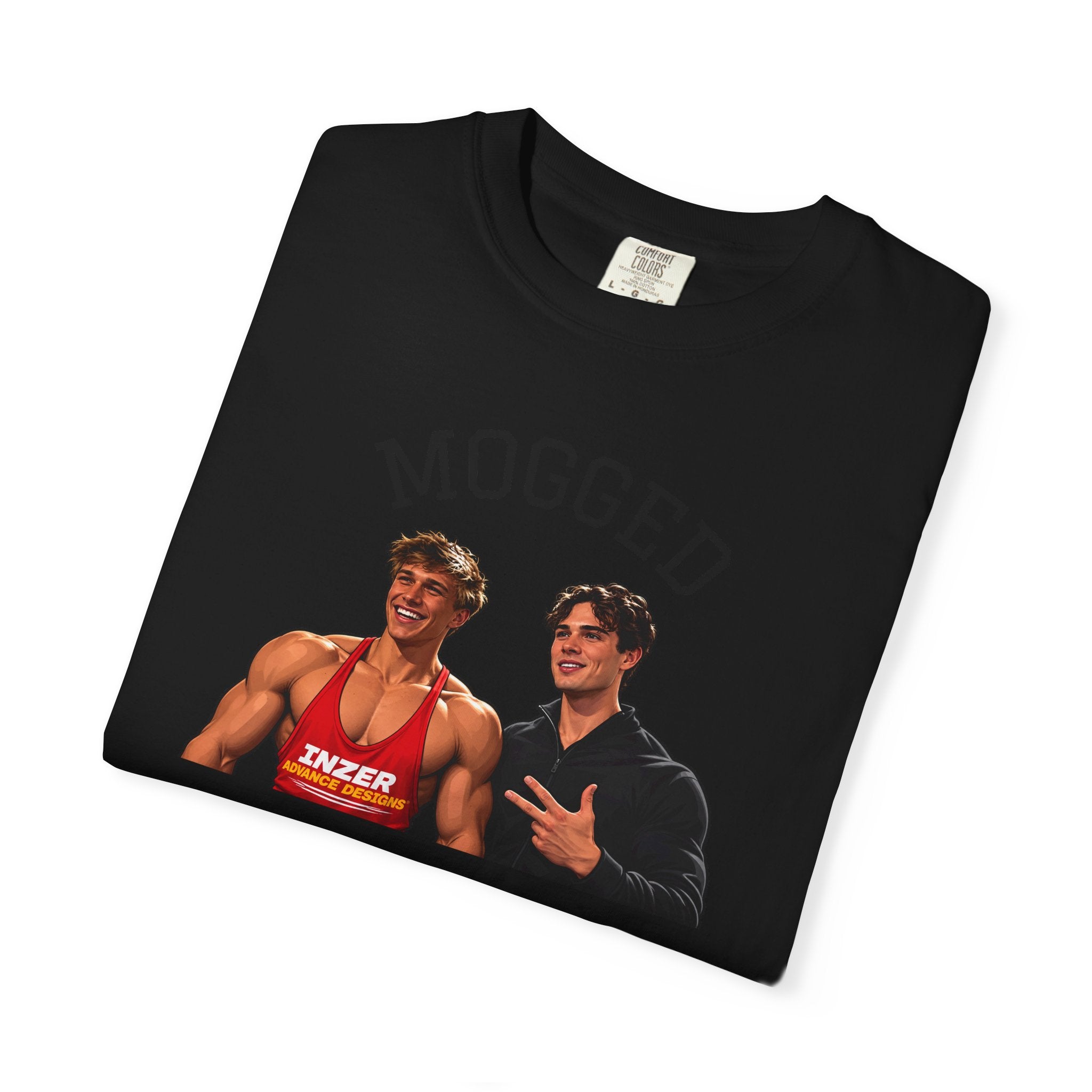 Looxmaxer Frame Mog Tee-Shirt - MOGGED Graphic Tee