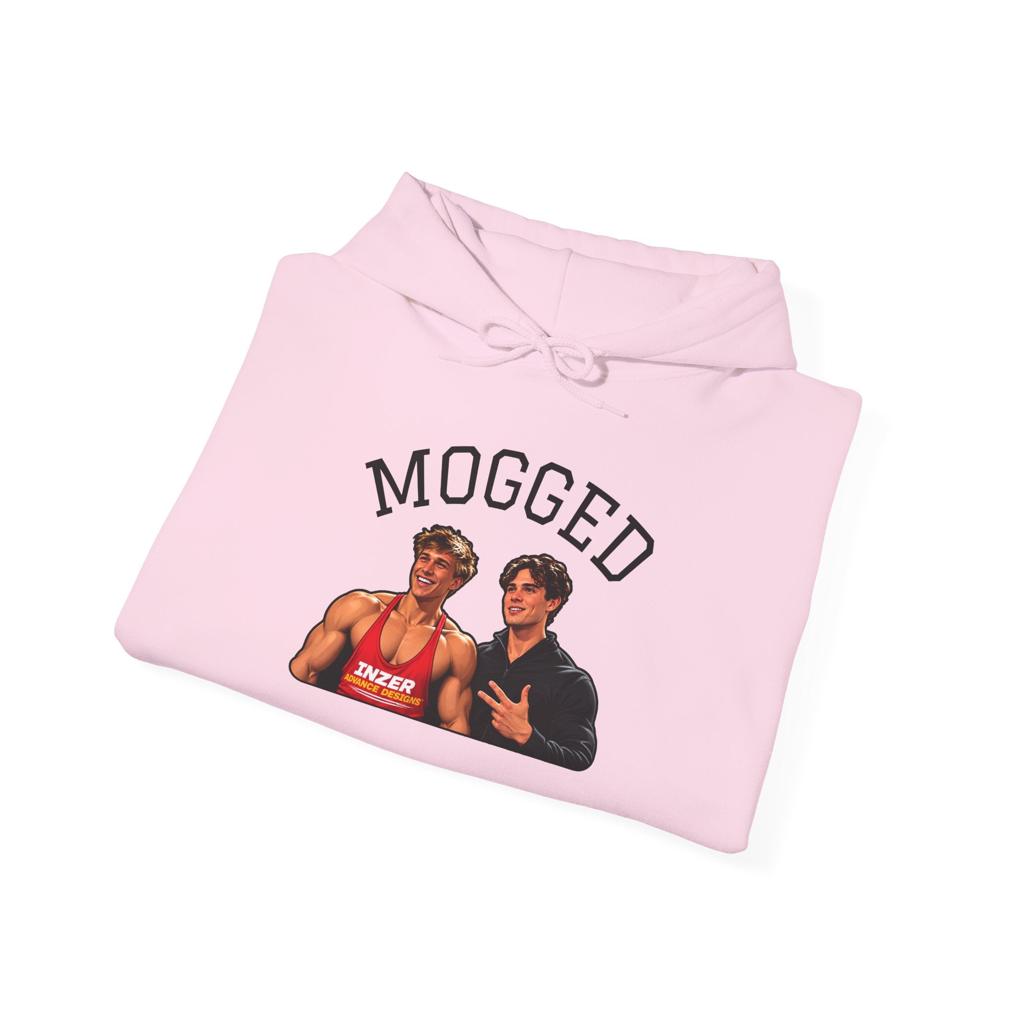 Looxmaxer Frame Mog Hoodie - MOGGED Graphic Hooded Sweatshirt