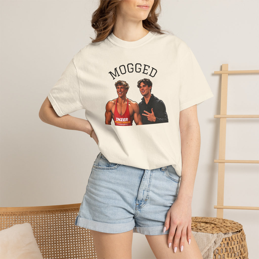 Looxmaxer Frame Mog Tee-Shirt - MOGGED Graphic Tee