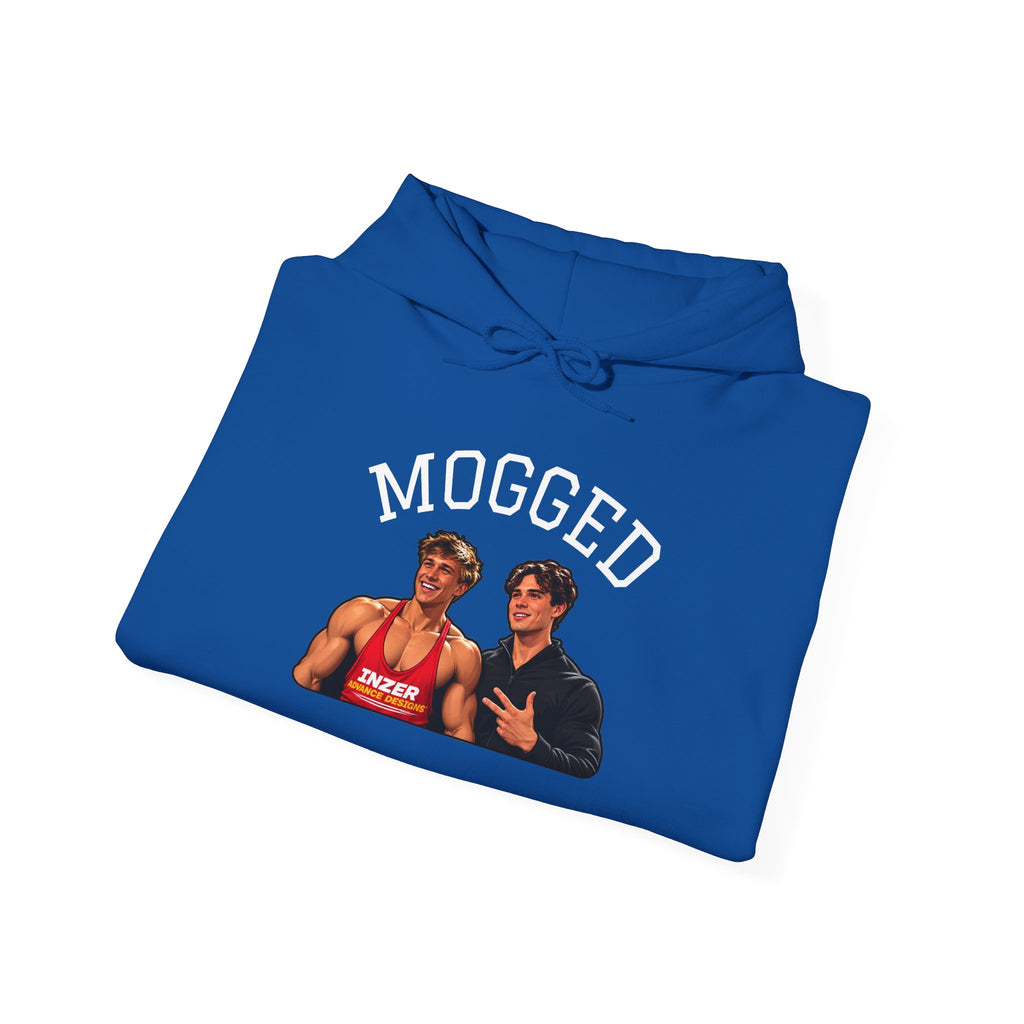 Looxmaxer Frame Mog Hoodie - MOGGED Graphic Hooded Sweatshirt