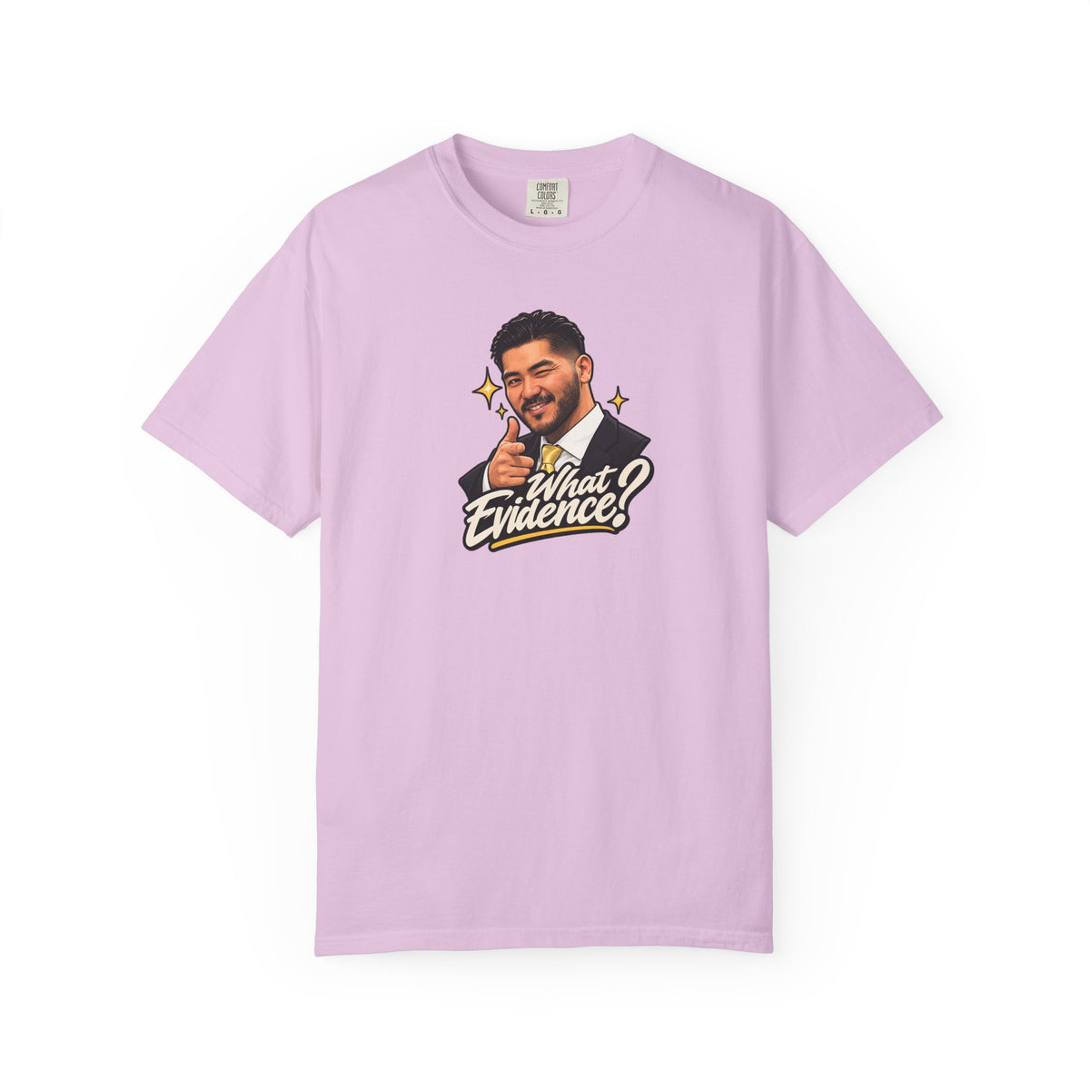What Evidence? Graphic T-Shirt – Vintage Host Face Design