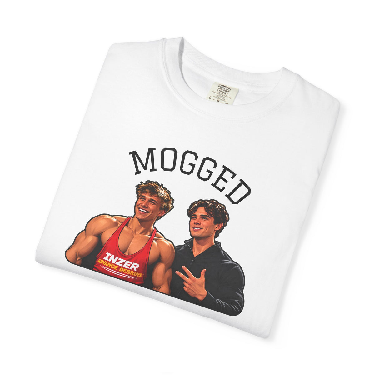 Looxmaxer Frame Mog Tee-Shirt - MOGGED Graphic Tee