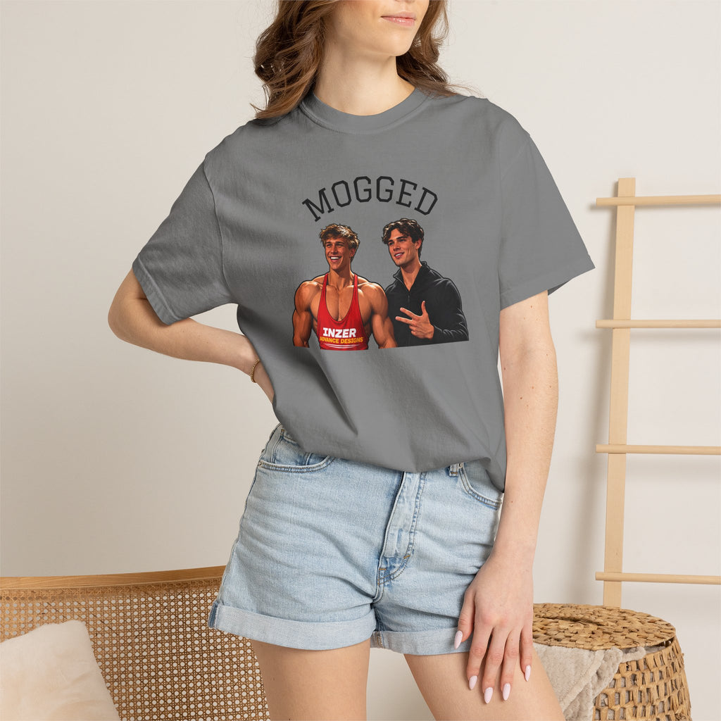Looxmaxer Frame Mog Tee-Shirt - MOGGED Graphic Tee