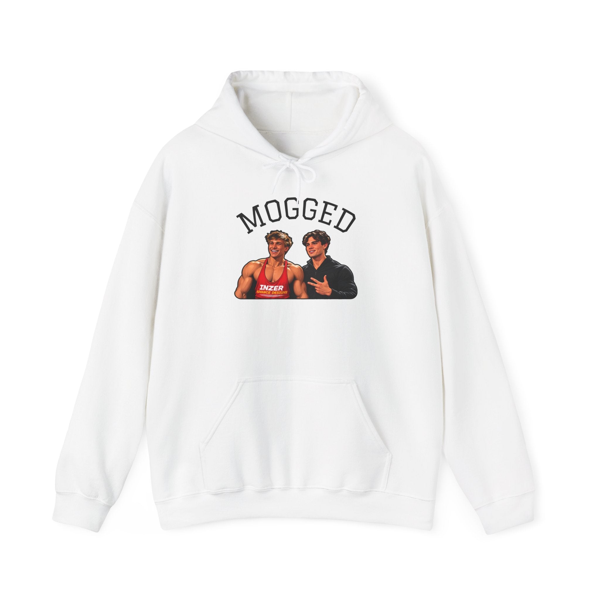 Looxmaxer Frame Mog Hoodie - MOGGED Graphic Hooded Sweatshirt