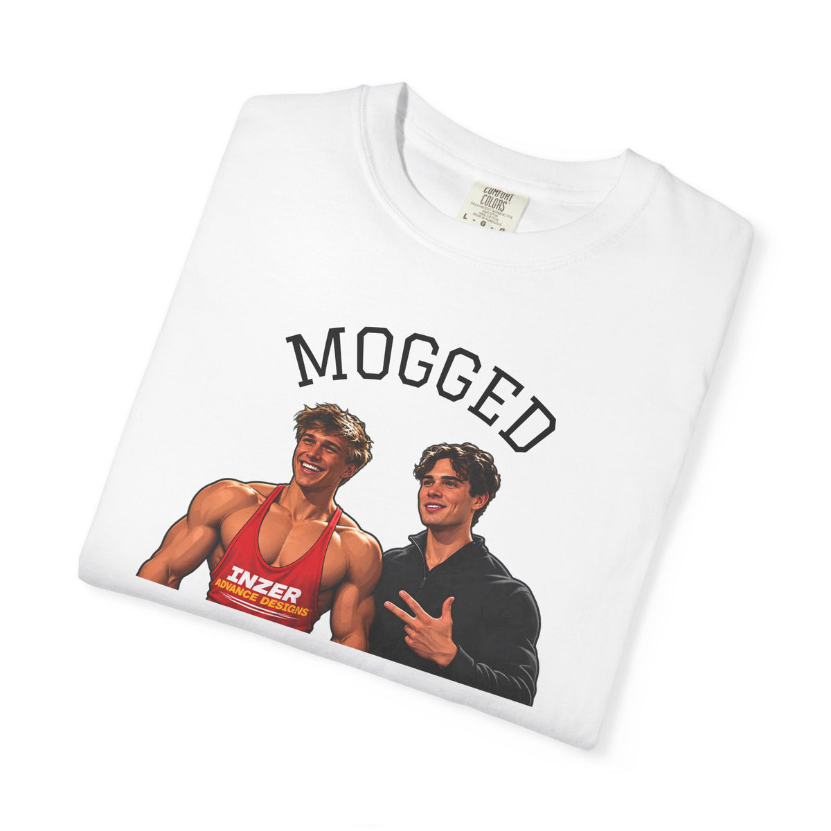 Looxmaxer Frame Mog Tee-Shirt - MOGGED Graphic Tee
