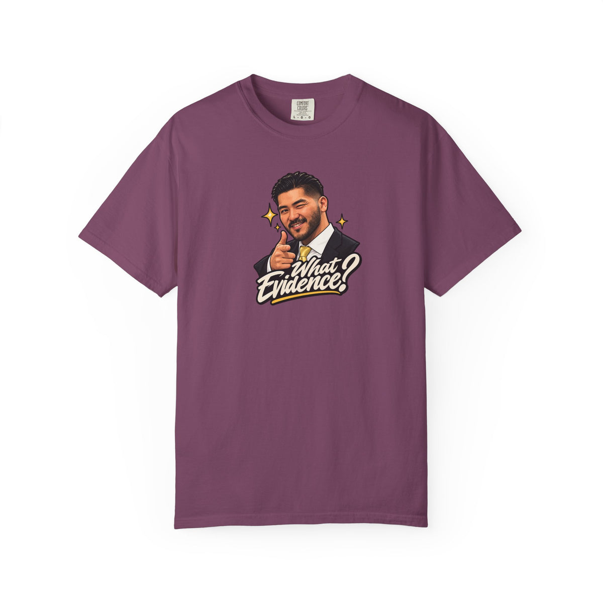 What Evidence? Graphic T-Shirt – Vintage Host Face Design