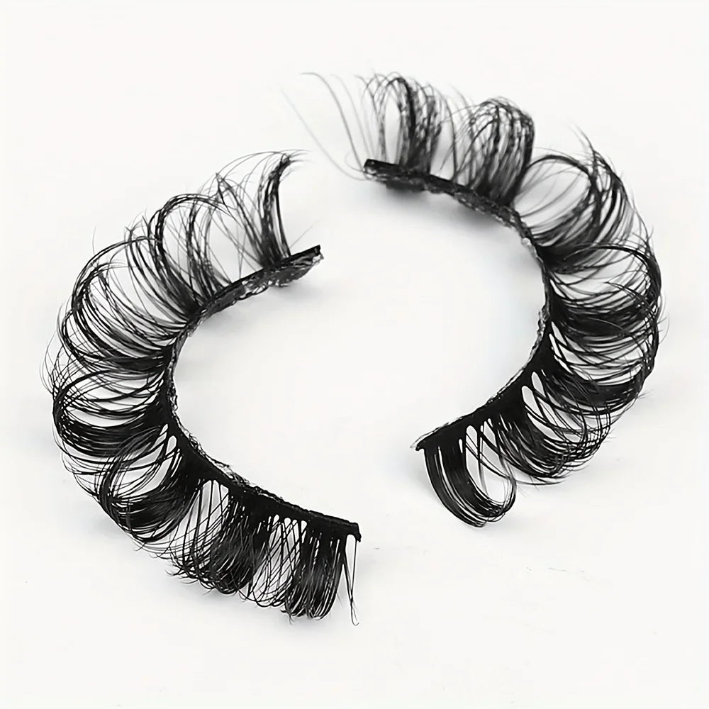 10 Pairs Russian Strip DD Curl False Eyelashes - ChoppedShop