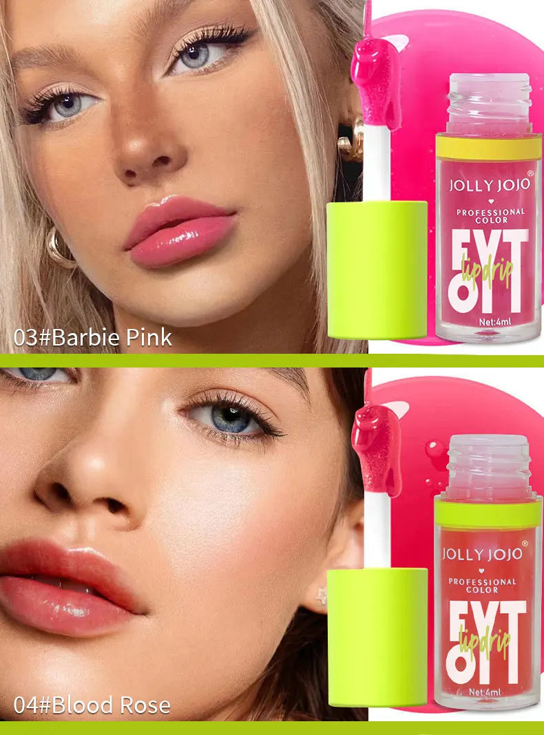 6 Colors Clear Lip Oil Lip Protectant Oil Lip Plumping Moisturising - ChoppedShop