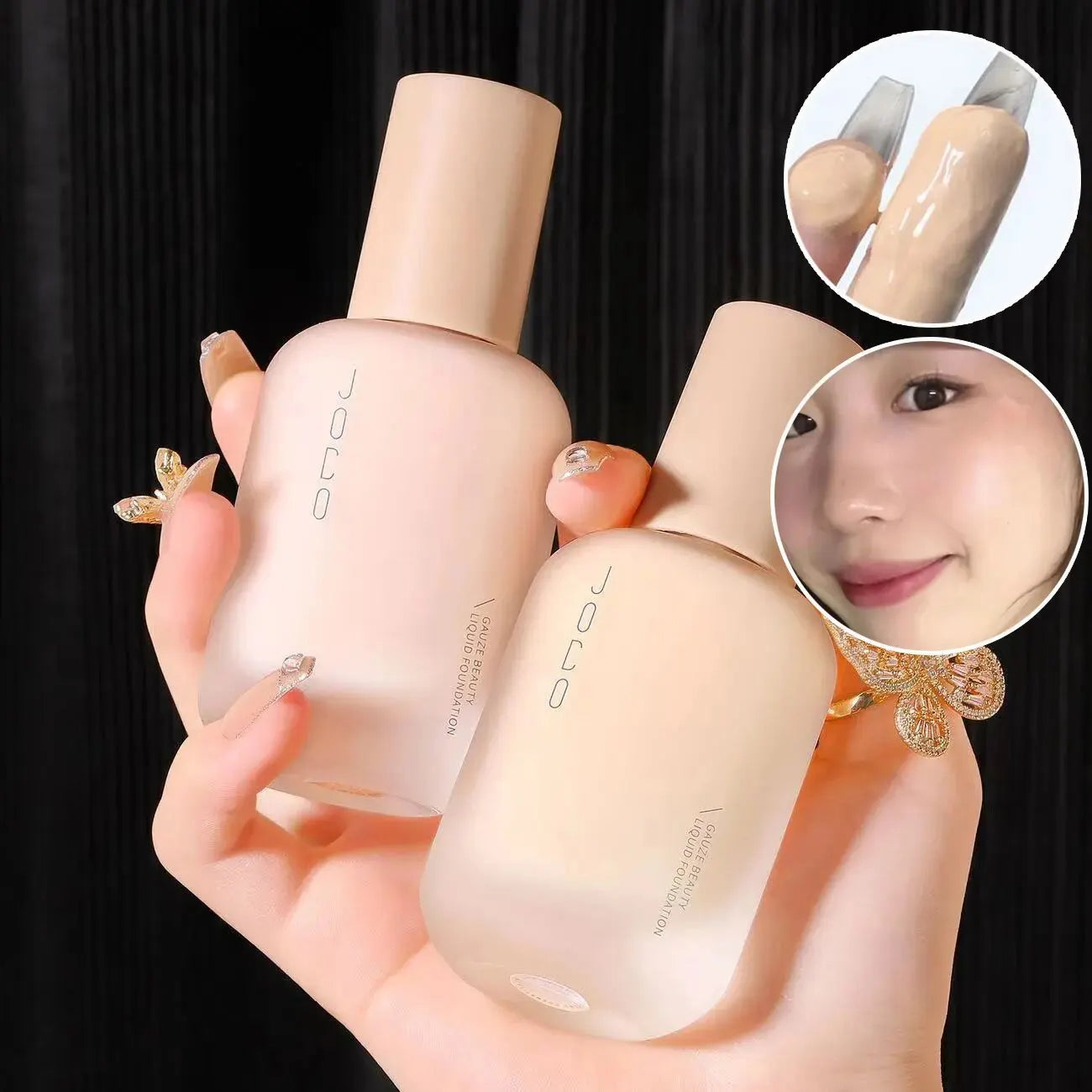 "JOCO Liquid Foundation: Full Coverage Concealer, Moisturizing, Waterproof, for Dark Spots & Tattoos"