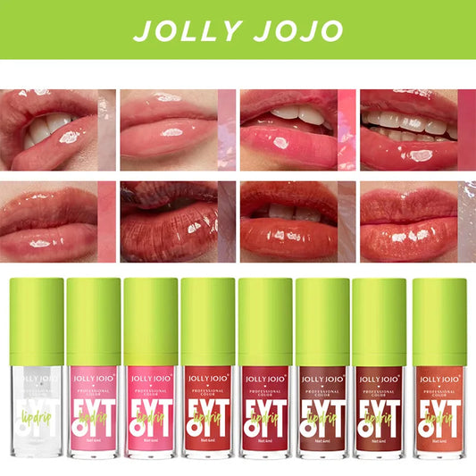 6 Colors Clear Lip Oil Lip Protectant Oil Lip Plumping Moisturising - ChoppedShop