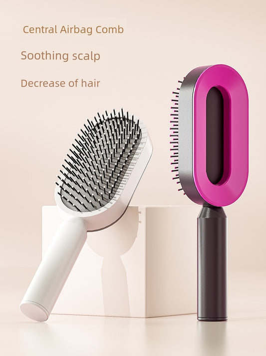 Classy Air Cushion Comb for Long Hair – The Essential Styling Tool for Every Woman