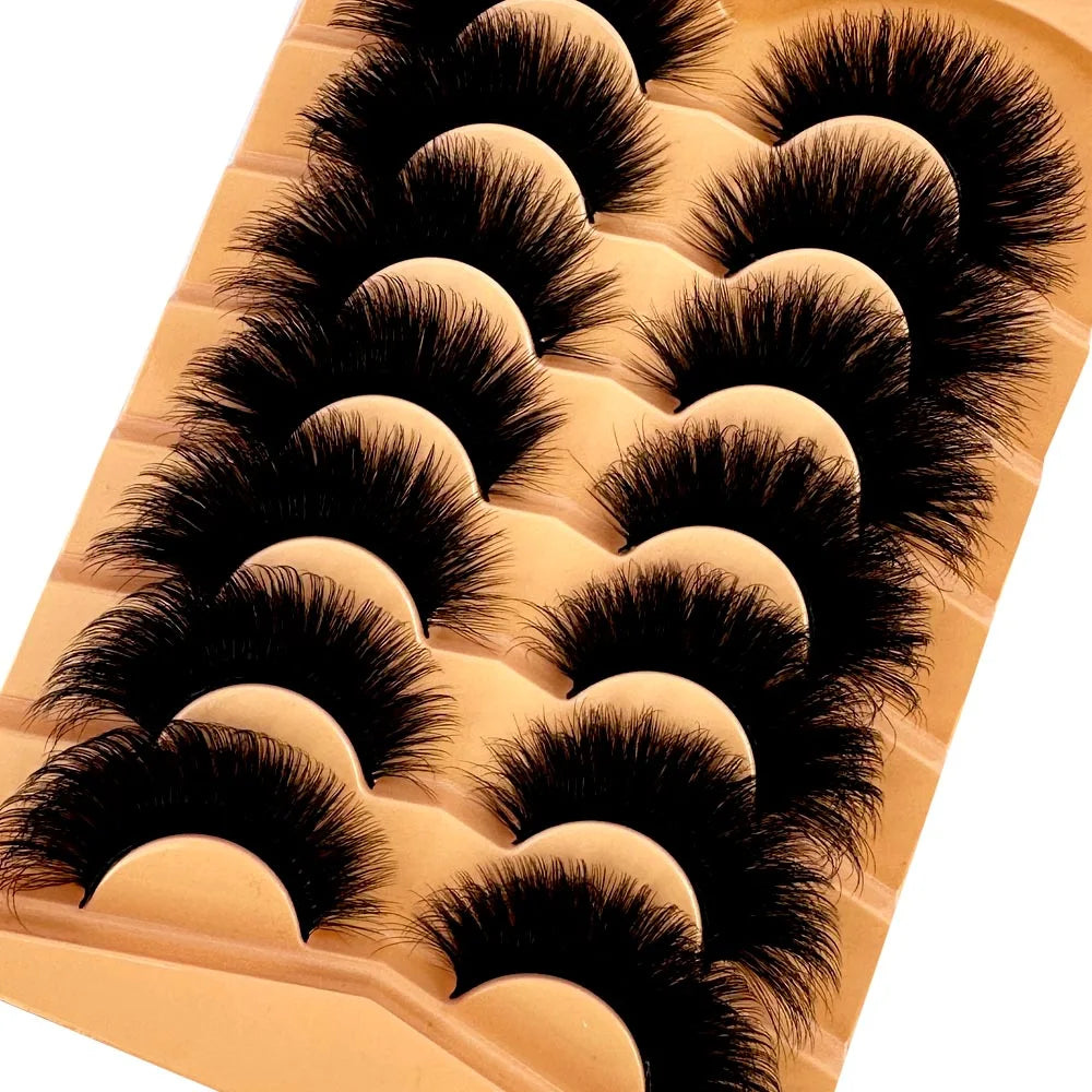 3D Faux Mink Eyelashes  7pairs - ChoppedShop