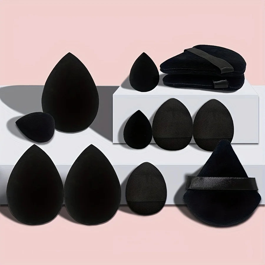 12PCS Makeup Tool Kit: Soft Sponges for Base, Corner, and Setting Makeup - ChoppedShop