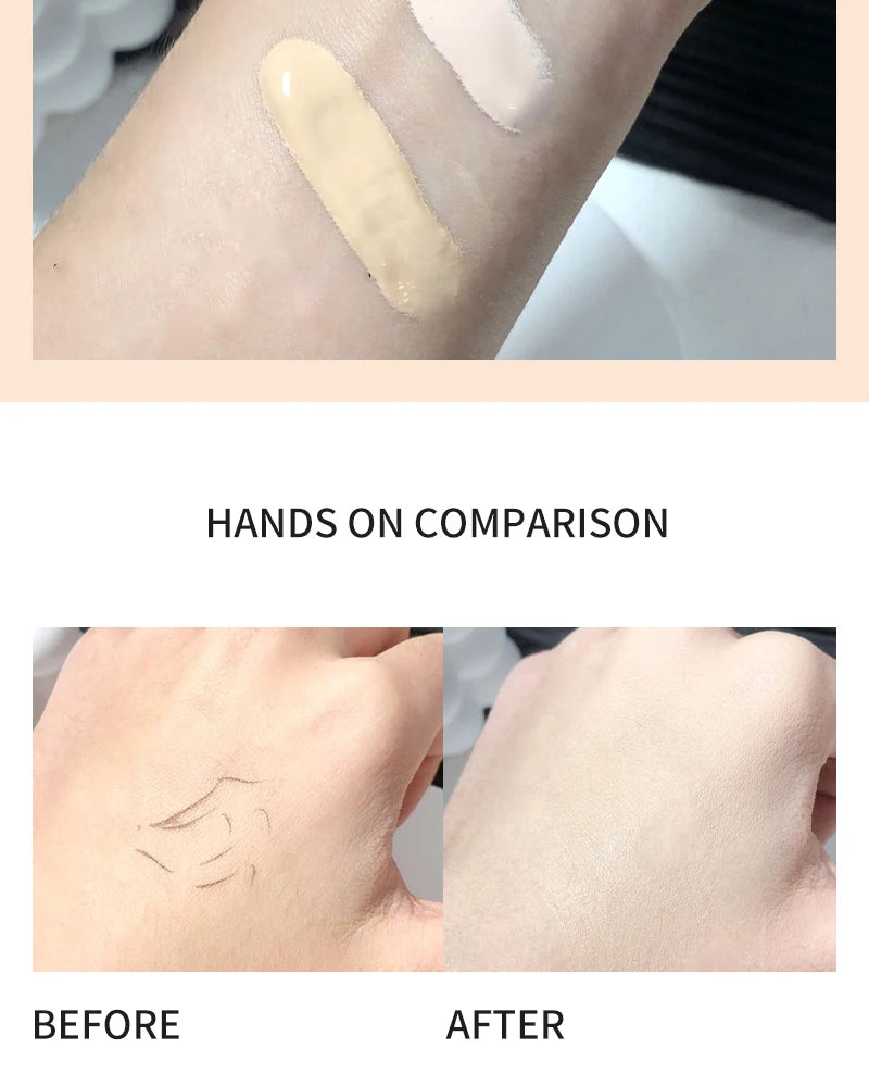 "JOCO Liquid Foundation: Full Coverage Concealer, Moisturizing, Waterproof, for Dark Spots & Tattoos"