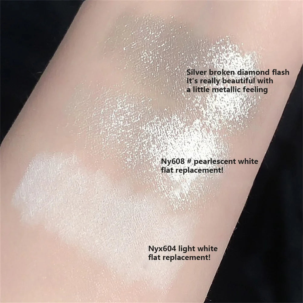 "High-Gloss Pen Eyeliner & Highlighter: Pearl Glitter Eyeshadow Stick for Brightening Eye Makeup"