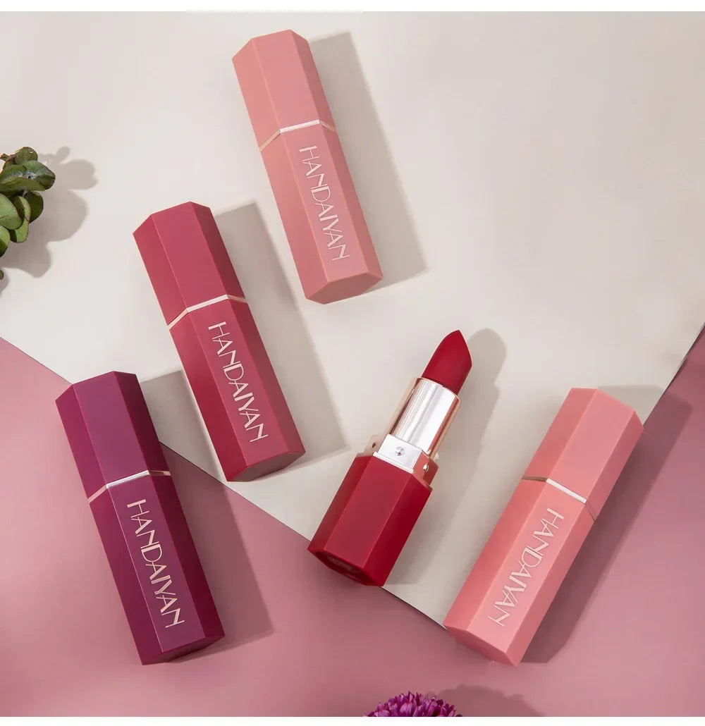 6 Colors Matte Lipstick Beauty Lip Gloss Balm - ChoppedShop