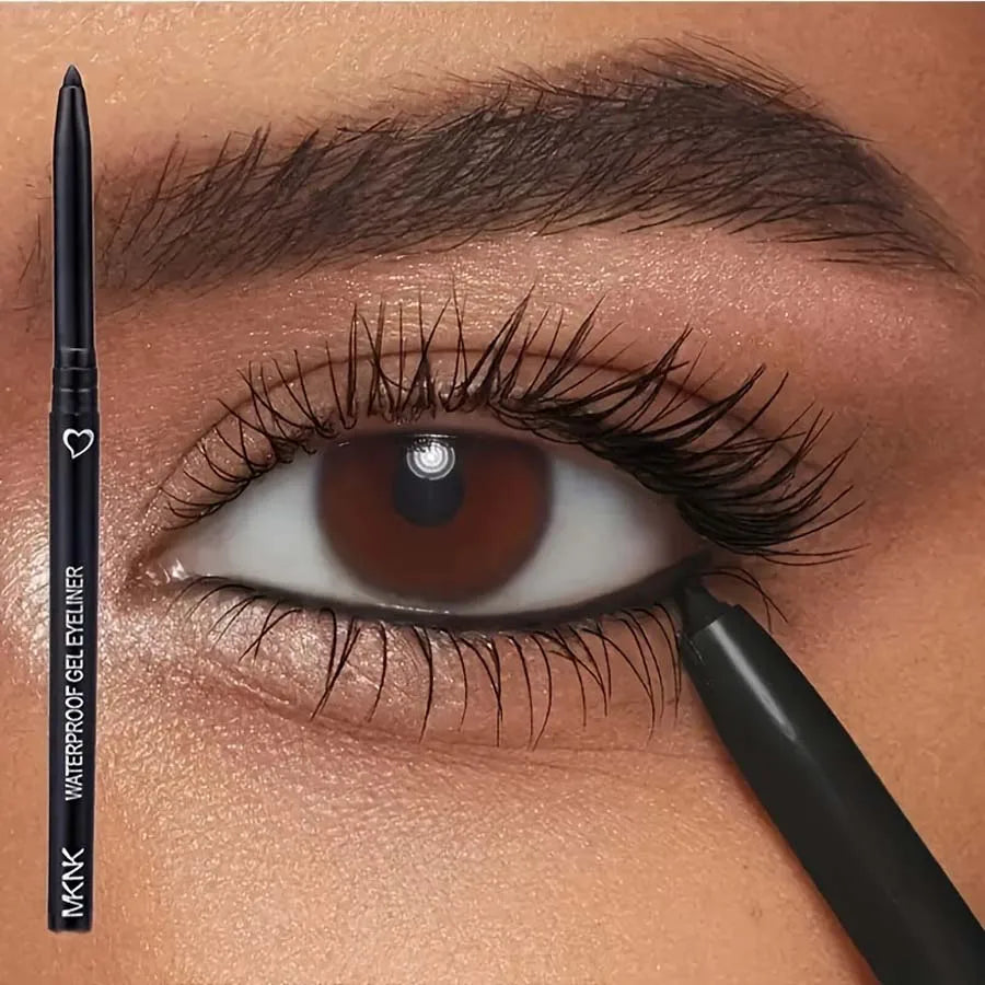 "2-in-1 Eyeliner & Lip Liner Gel Pencil: Waterproof, Long-Lasting, Available in 6 Colors"