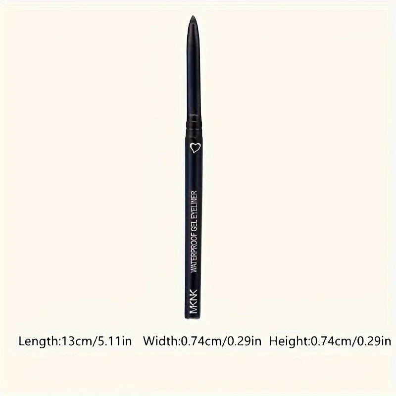 "2-in-1 Eyeliner & Lip Liner Gel Pencil: Waterproof, Long-Lasting, Available in 6 Colors"